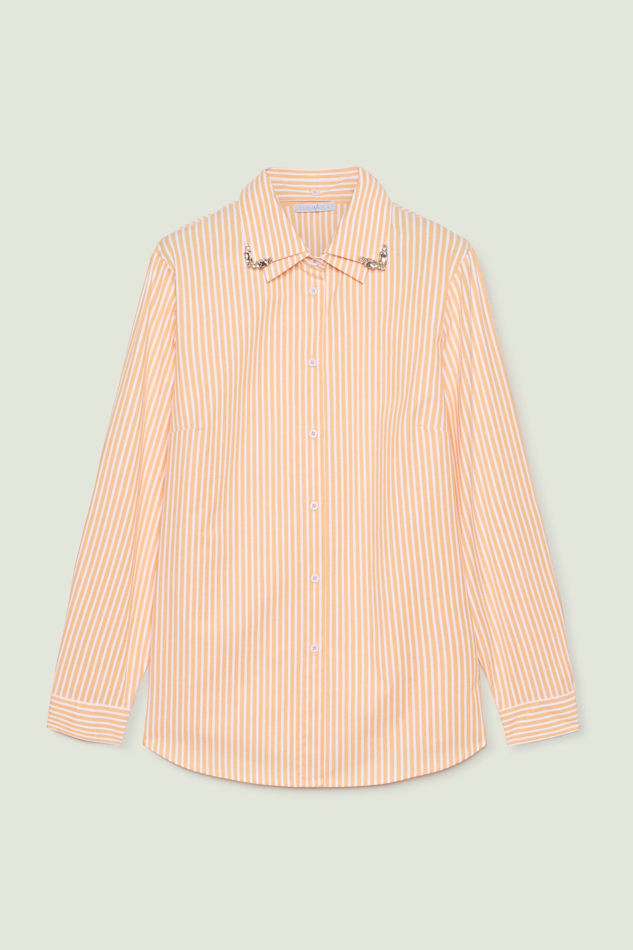 CAMICIA CON COLLETTO RICAMATO