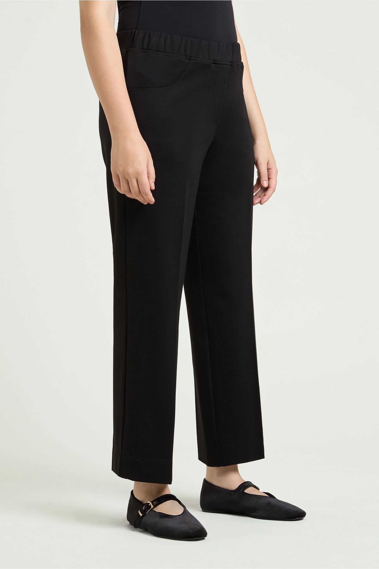 PANTALONI PULL-ON DRITTI IN PUNTO MILANO