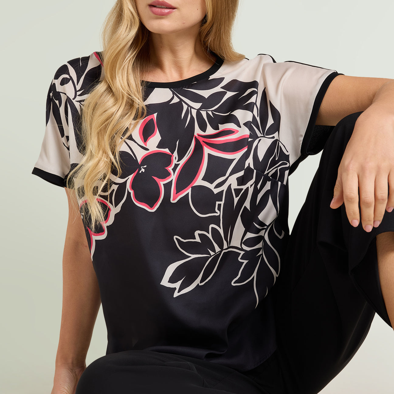 BLUSA STAMPATA