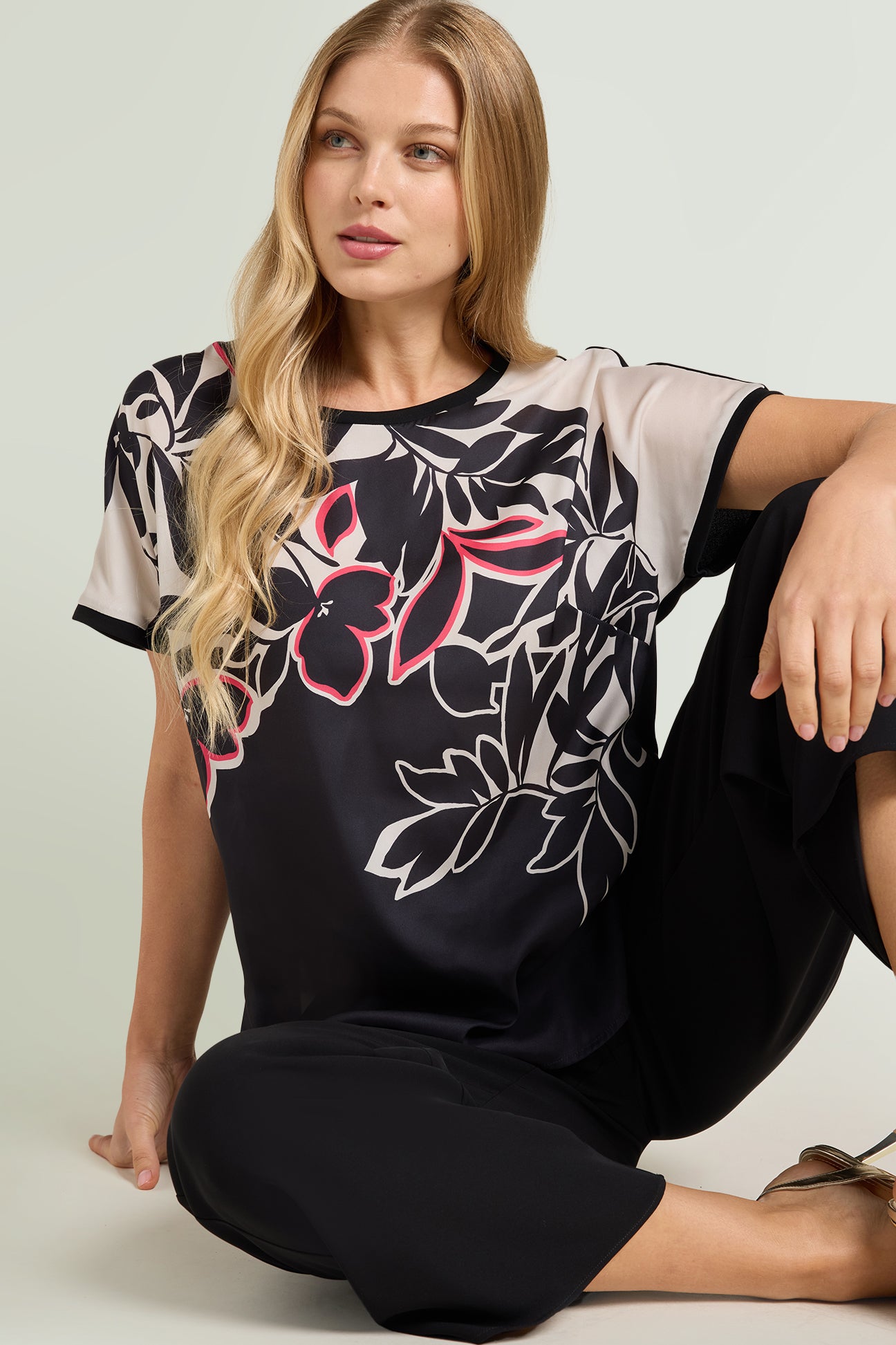 BLUSA STAMPATA