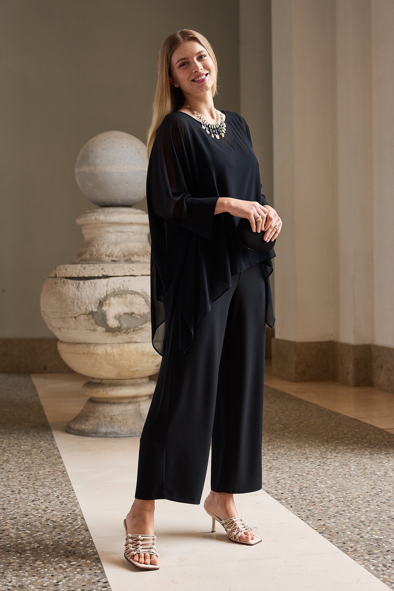 PANTALONI IN CADY