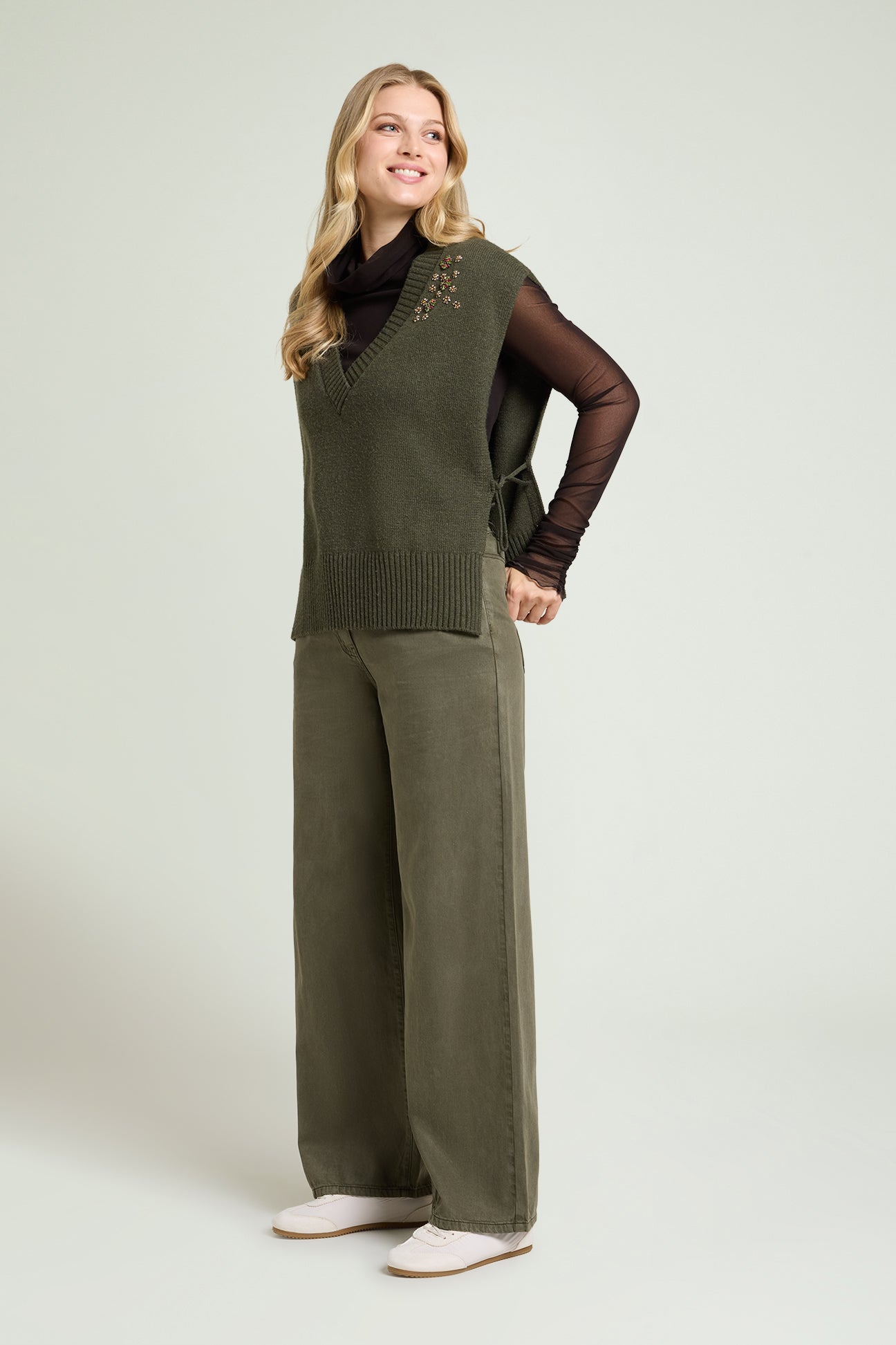 GILET RICAMATO