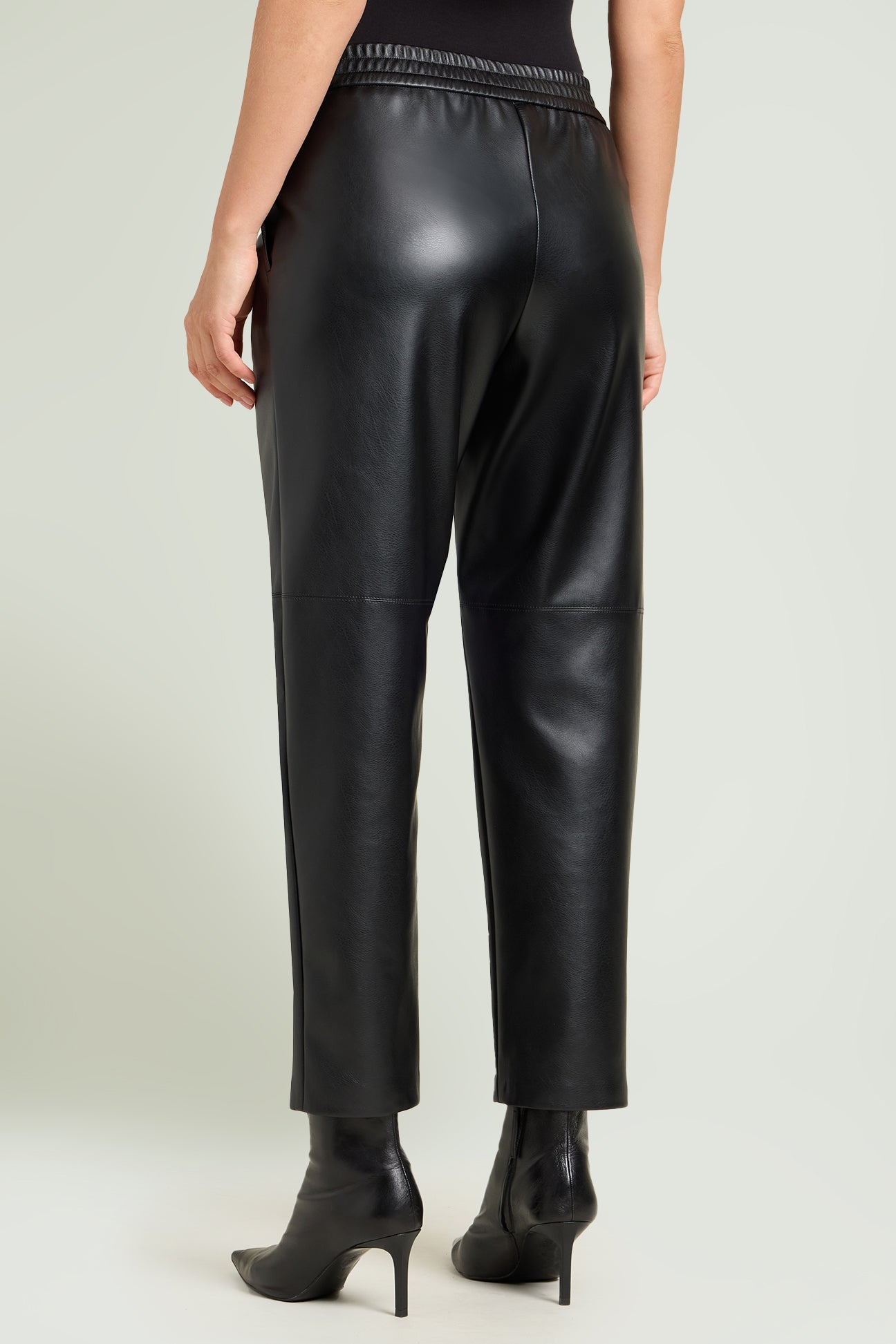 PANTALONI PULL-ON IN TESSUTO SPALMATO