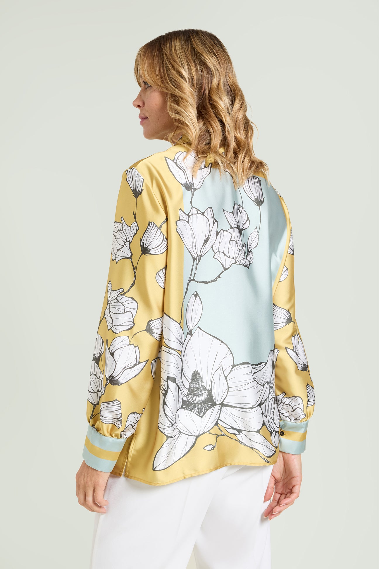 CAMICIA IN RASO STAMPATO