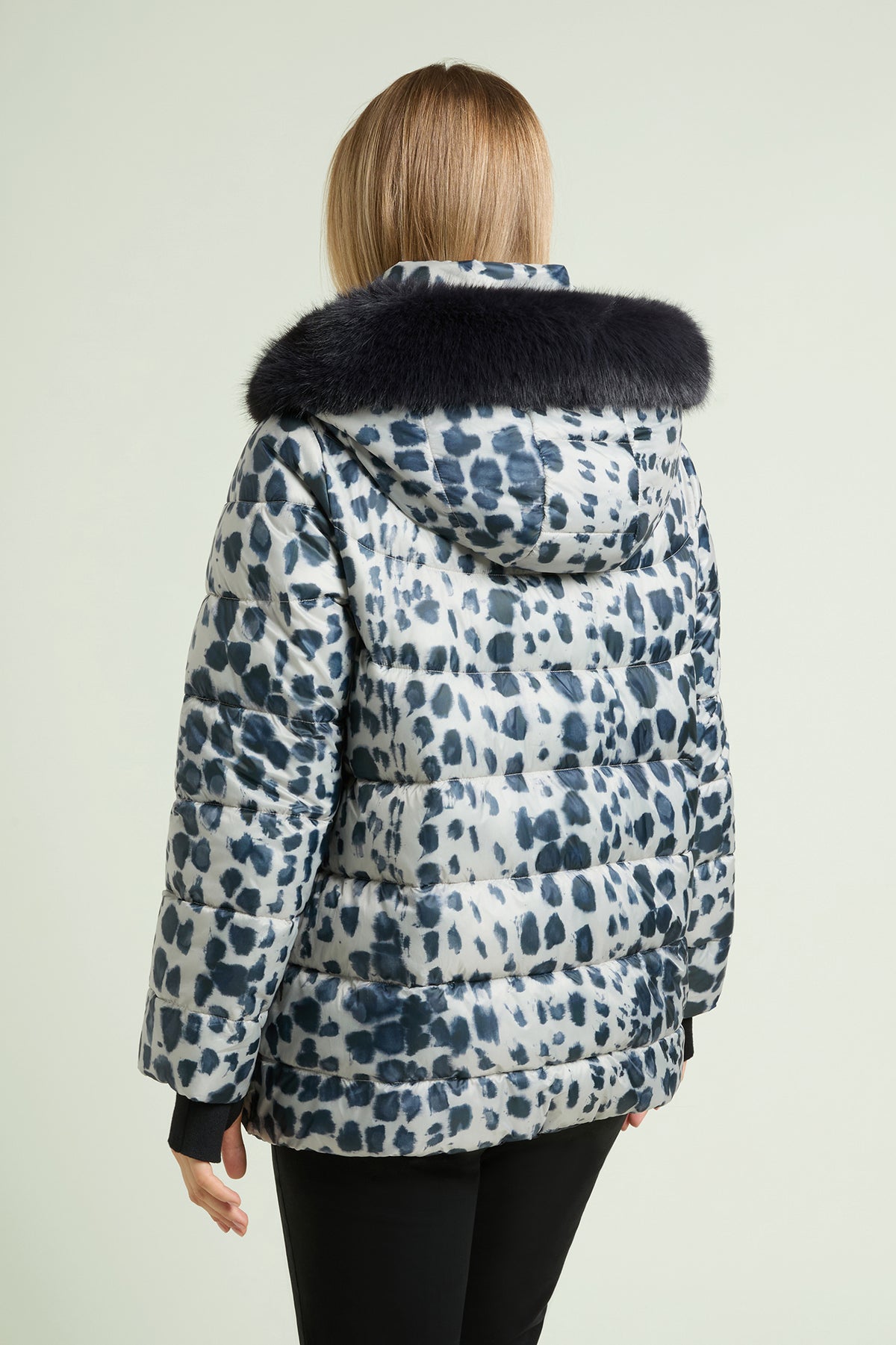 PIUMINO REVERSIBILE CON STAMPA ANIMALIER