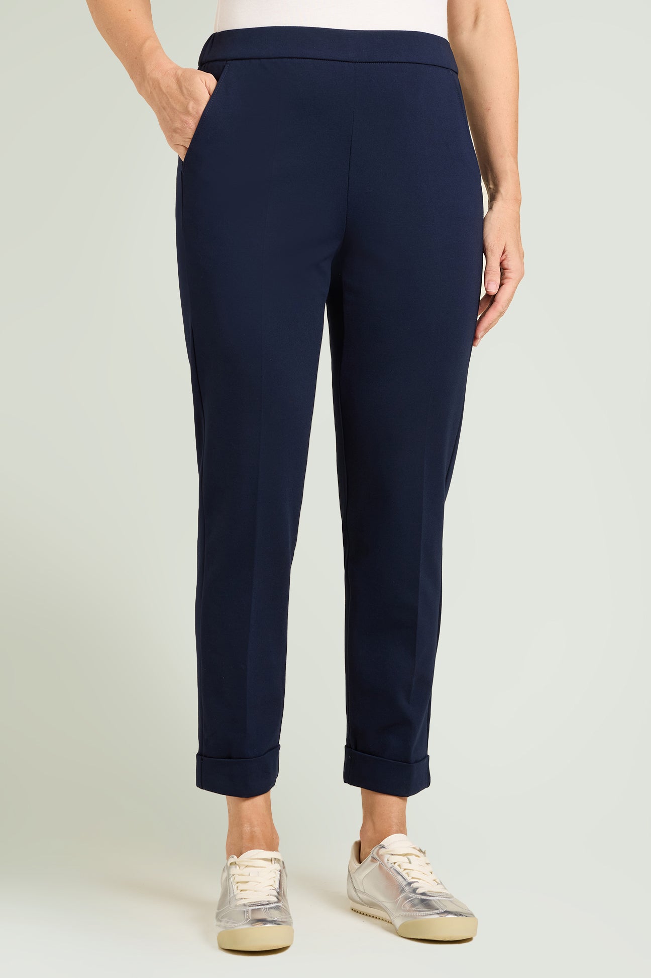 PANTALONI PULL-ON CHINOS IN PUNTO MILANO