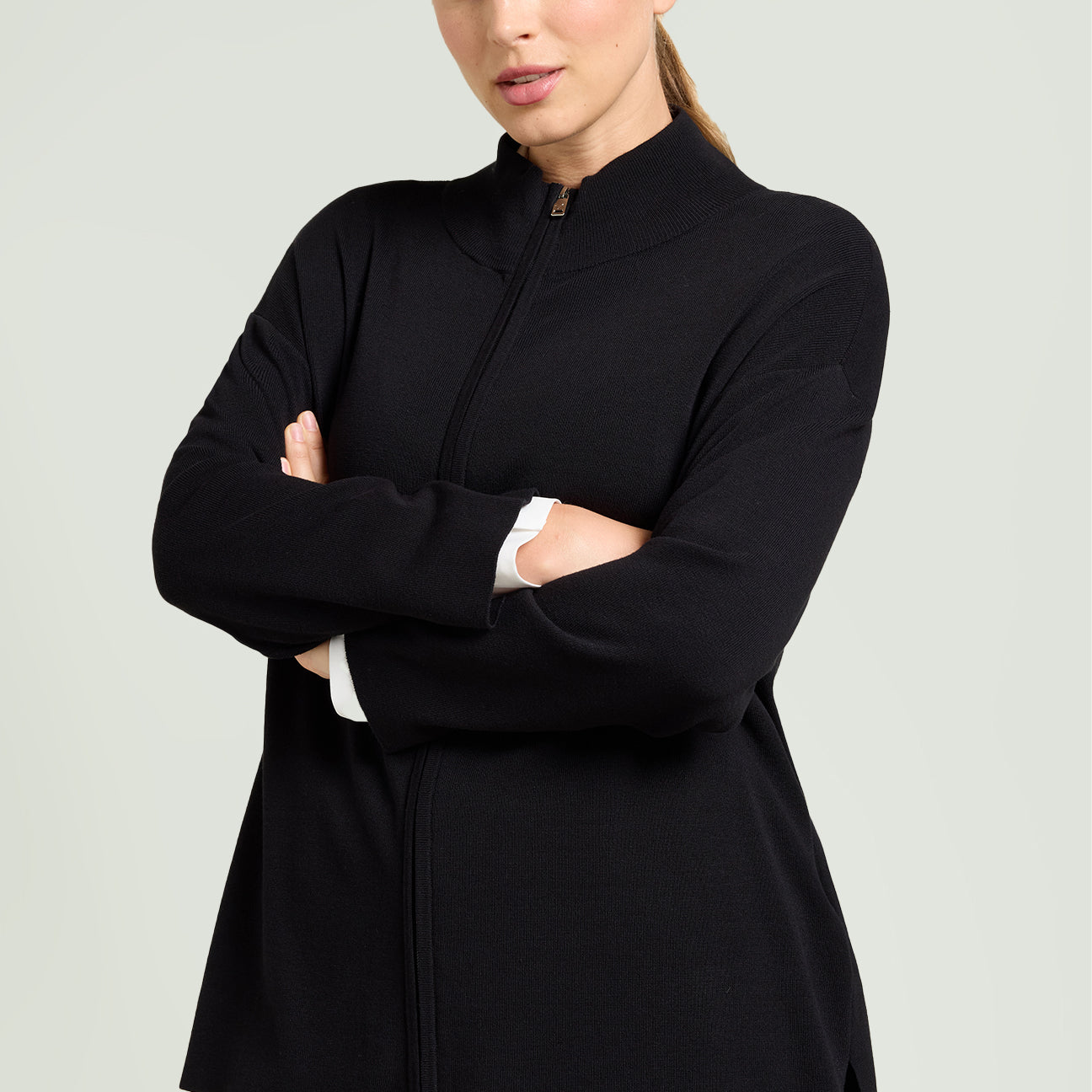 GIACCA IN MAGLIA CON ZIP