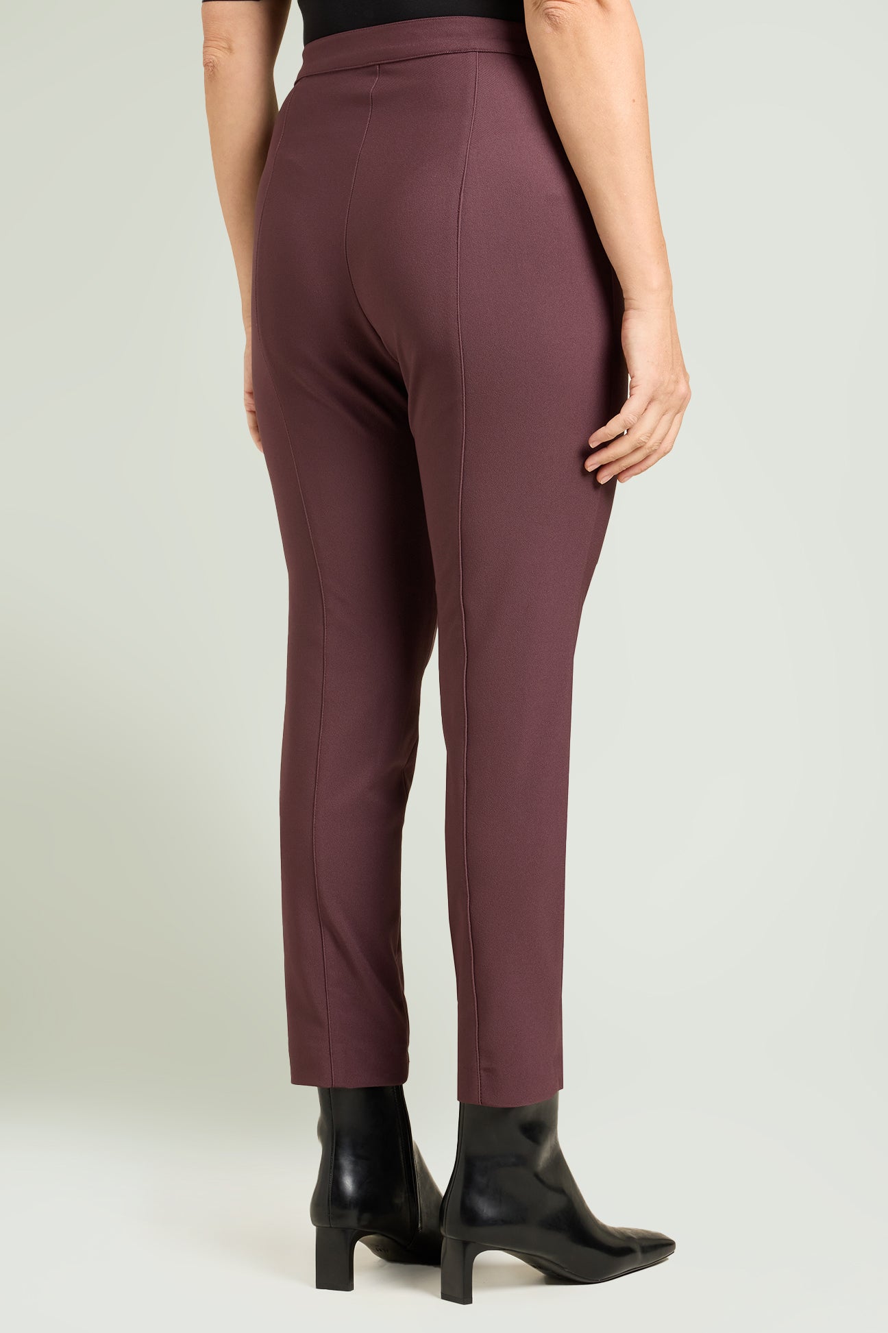 PANTALONI SKINNY CON ZIP
