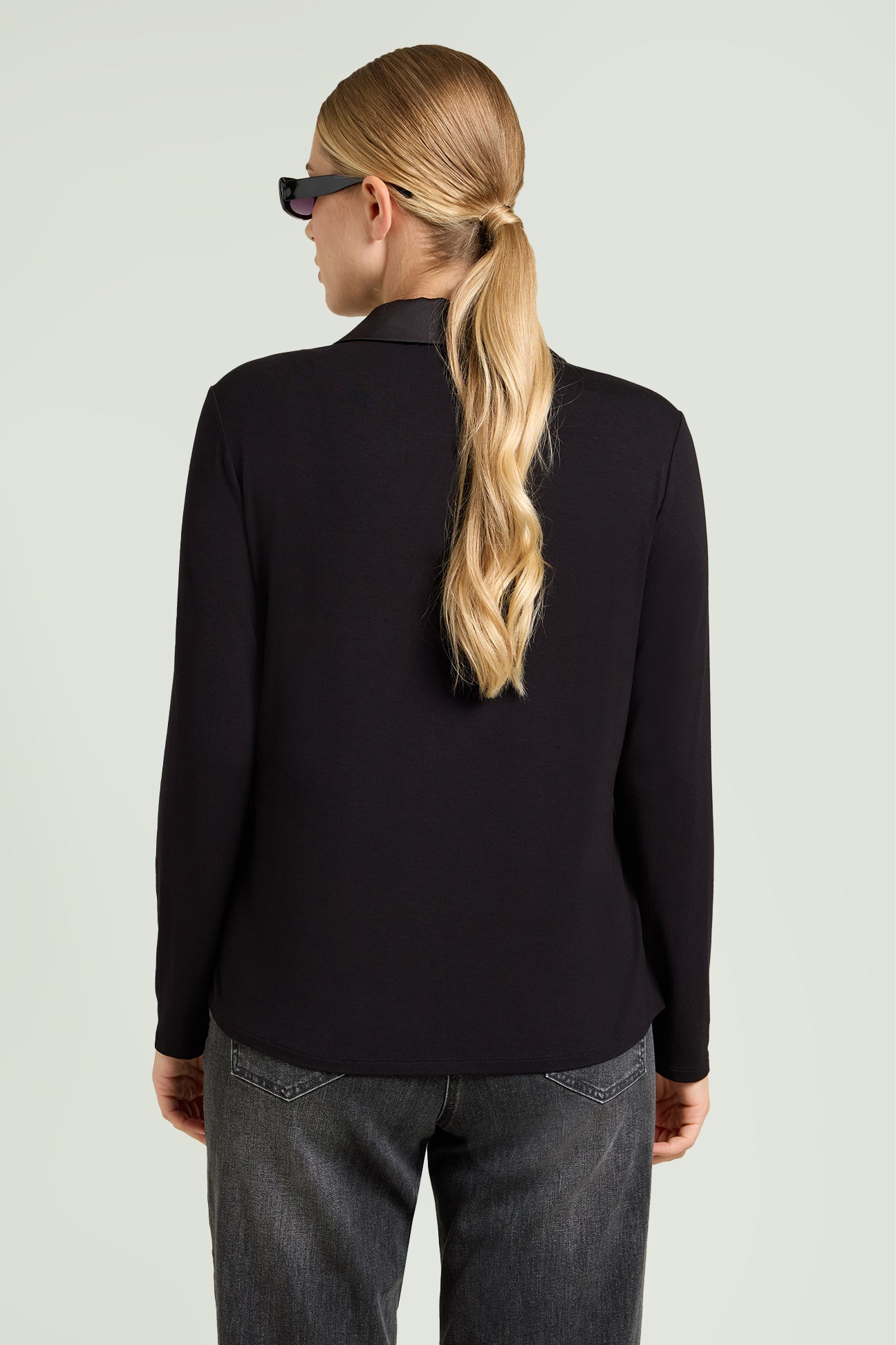 POLO IN RASO E JERSEY