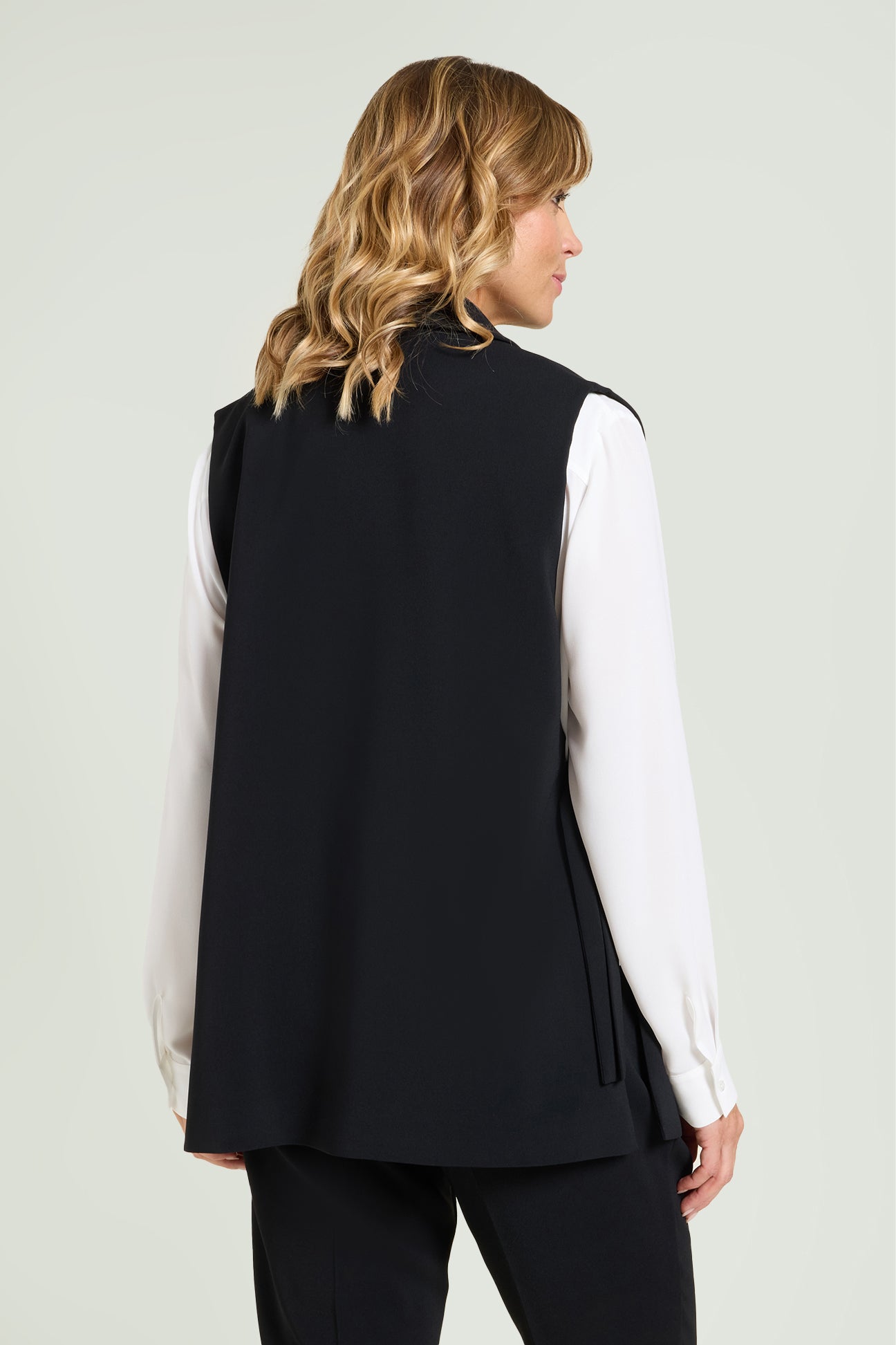 GILET IN CREPE CADY