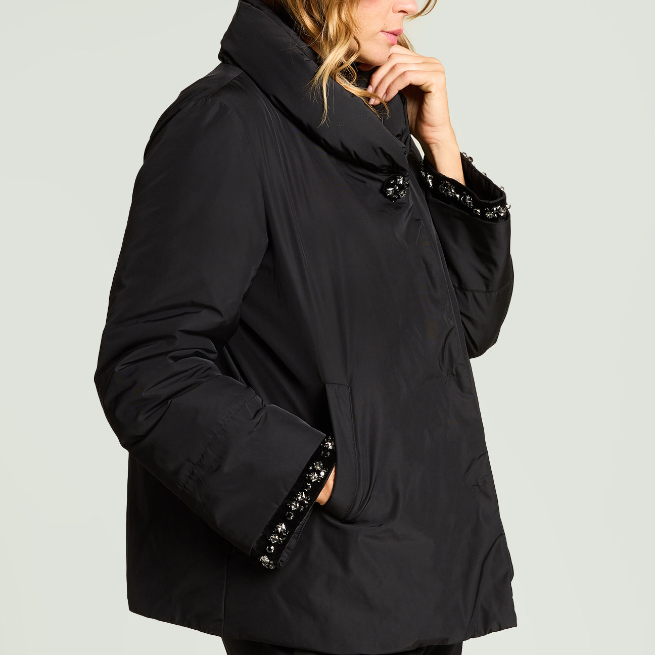 PIUMINO RICAMATO A MANO