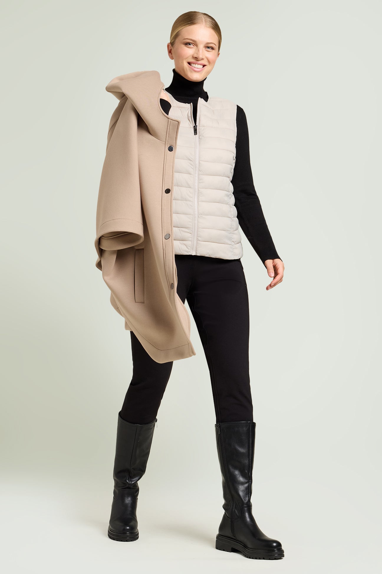 CAPPA + GILET : "3 in 1"