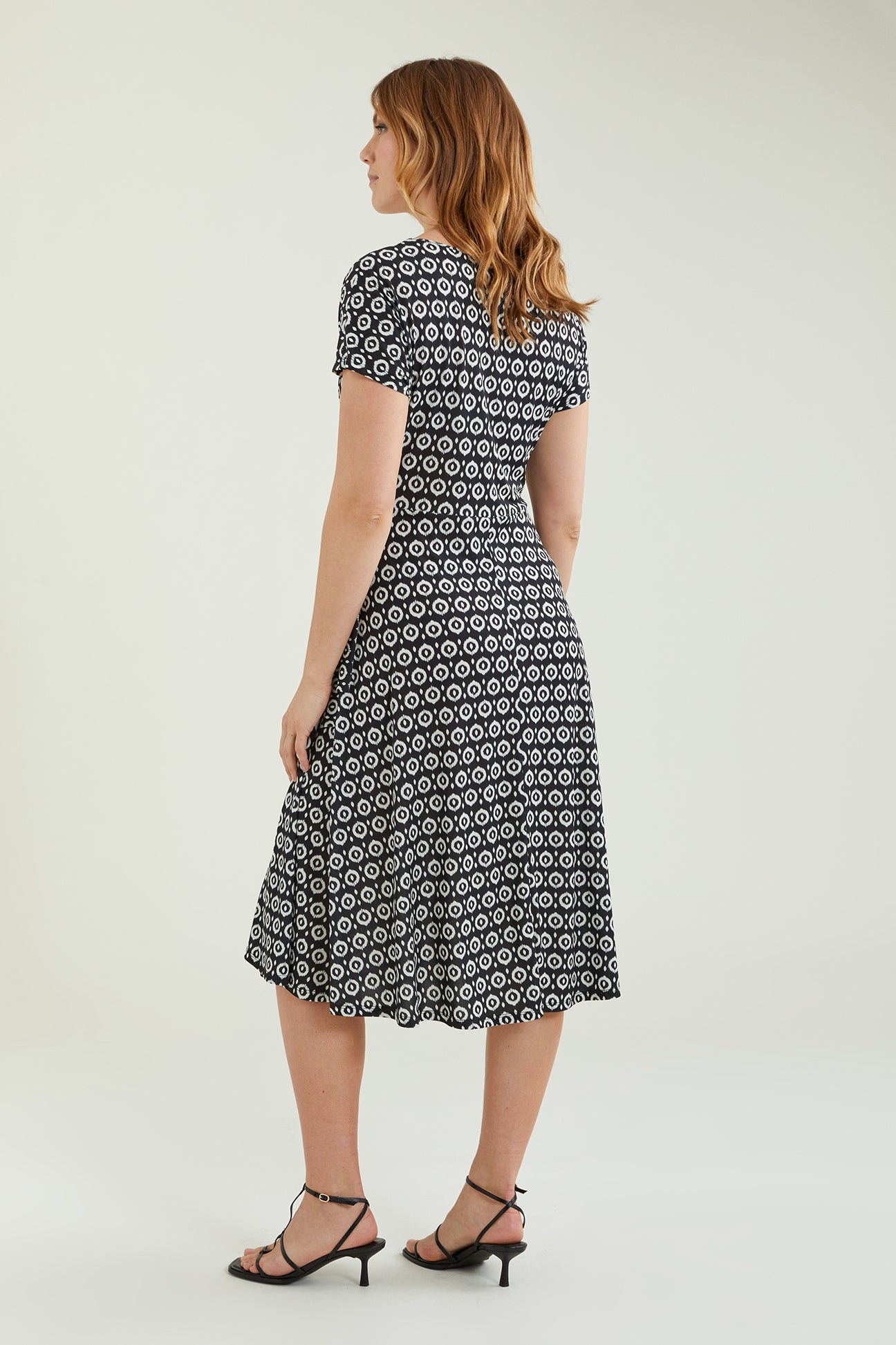 ABITO IN JERSEY STAMPATO