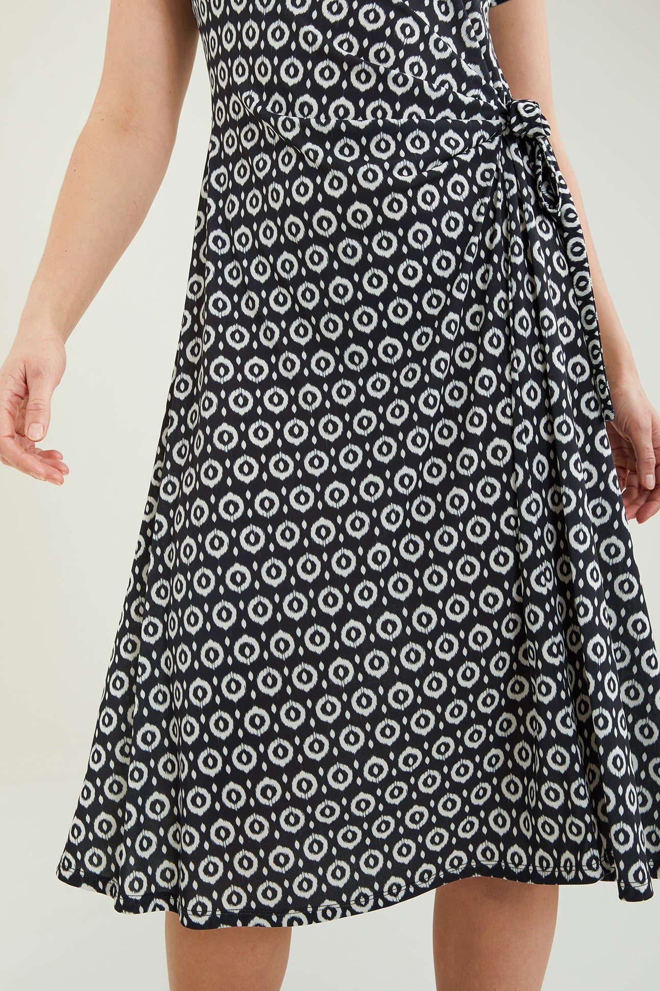 ABITO IN JERSEY STAMPATO