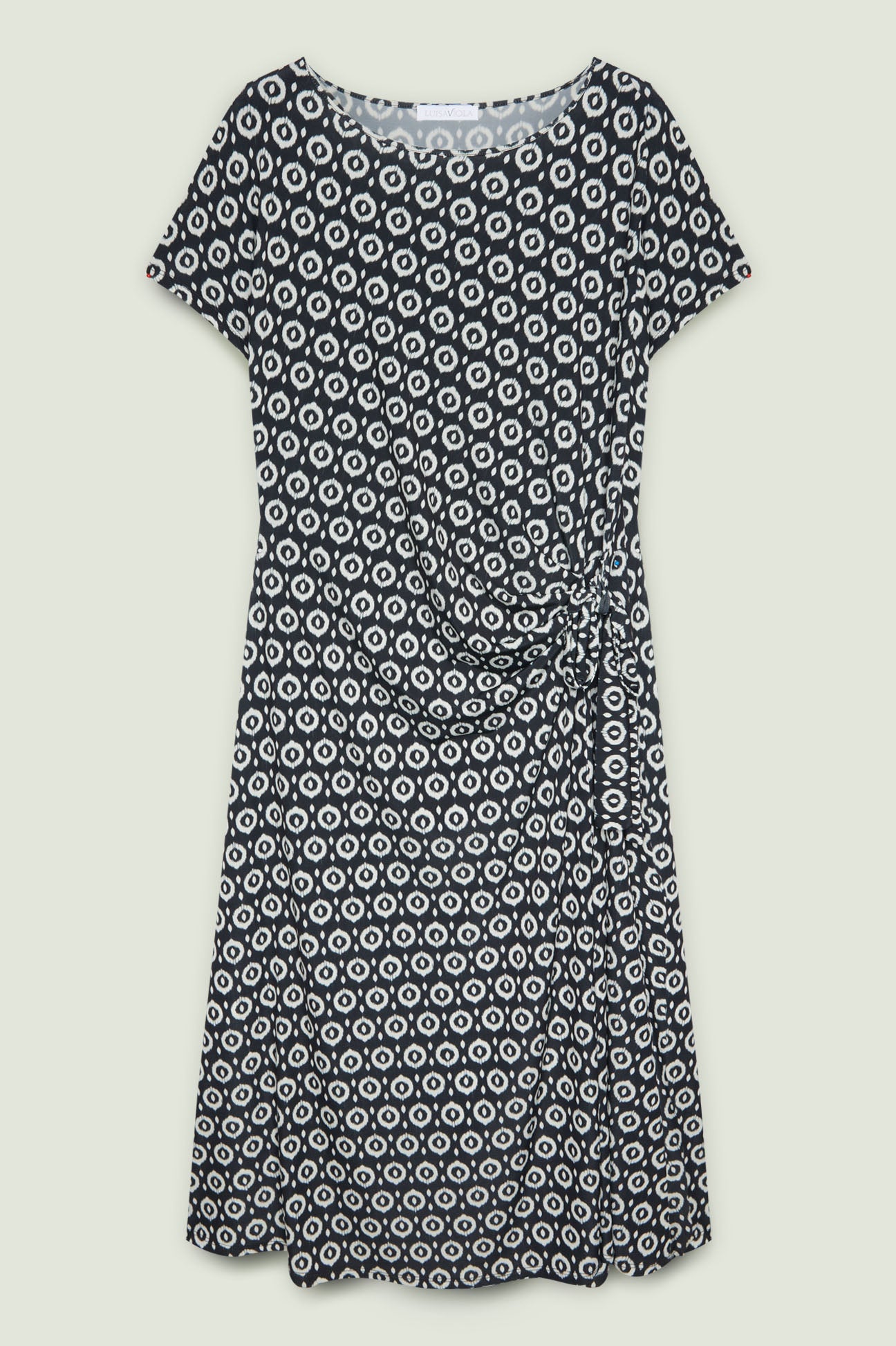 ABITO IN JERSEY STAMPATO