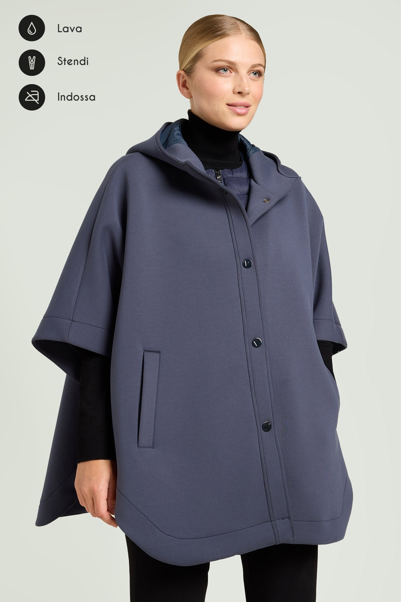 CAPPA + GILET : "3 in 1"