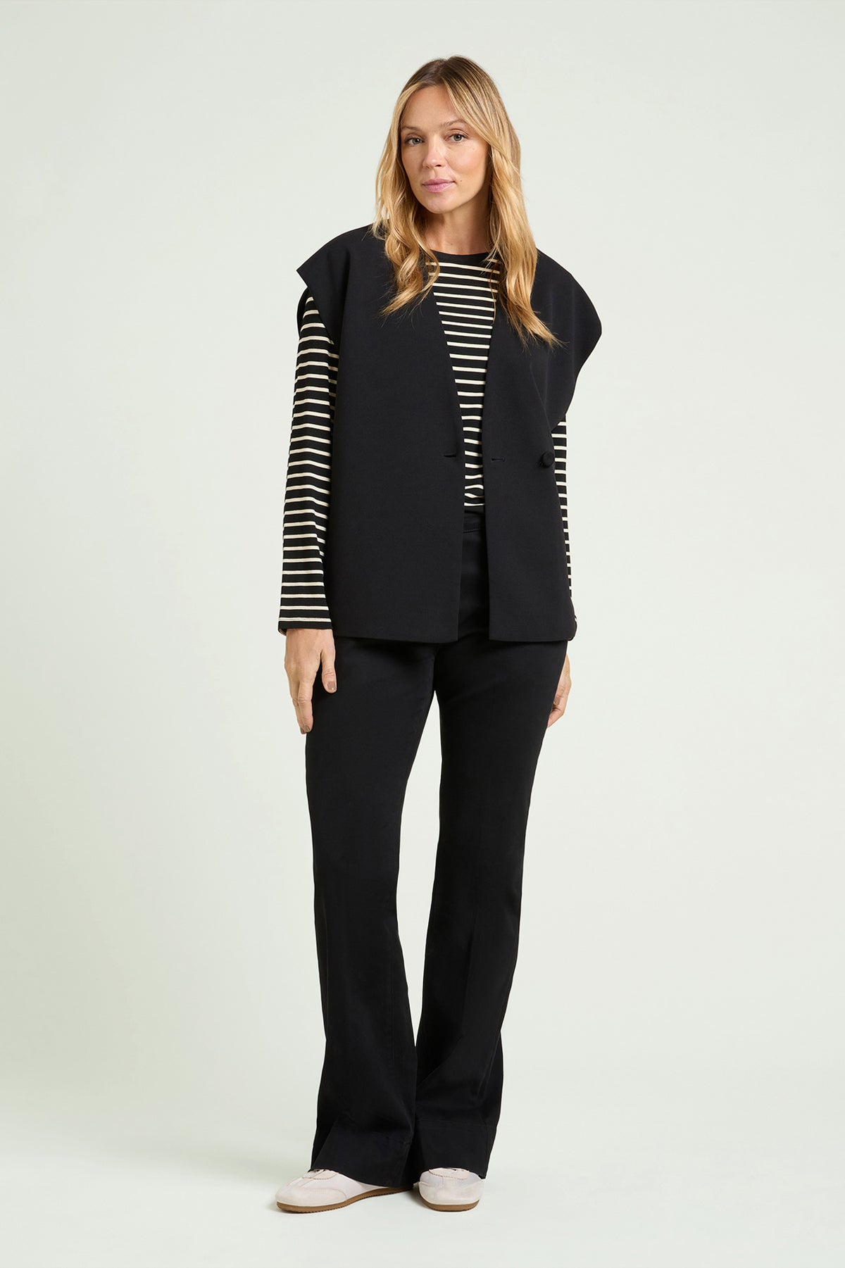 GILET IN CREPE