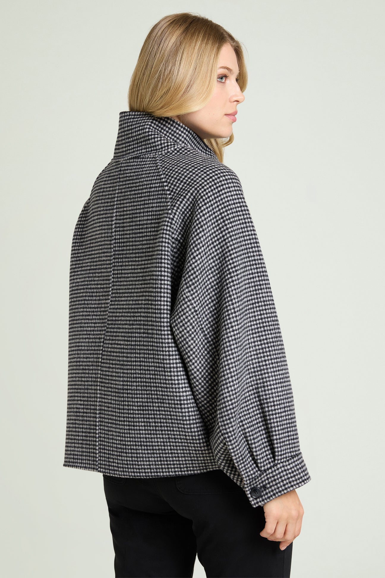 GIACCA DOUBLE PIED-DE-POULE