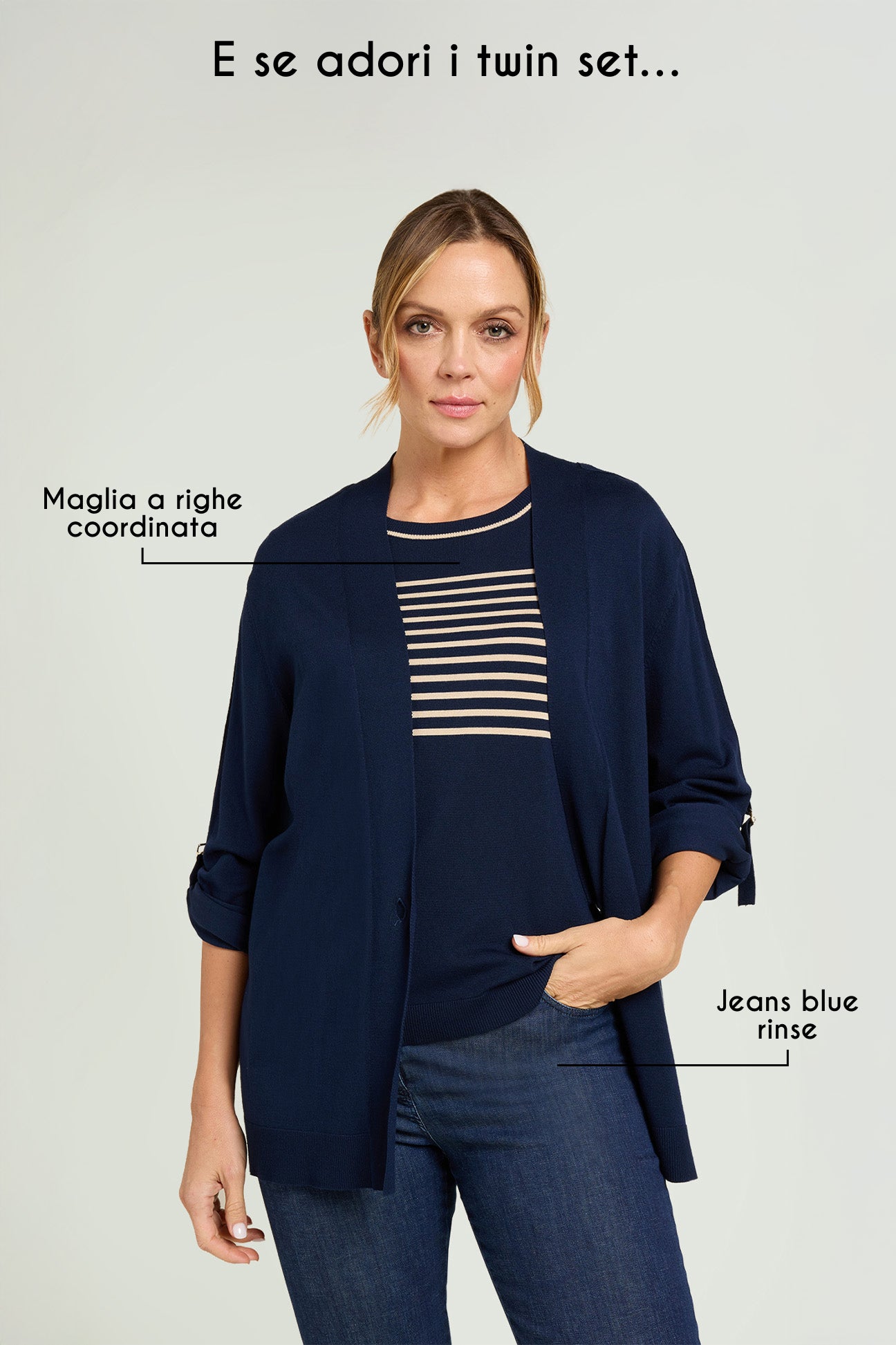 CARDIGAN IN VISCOSA COMFORT