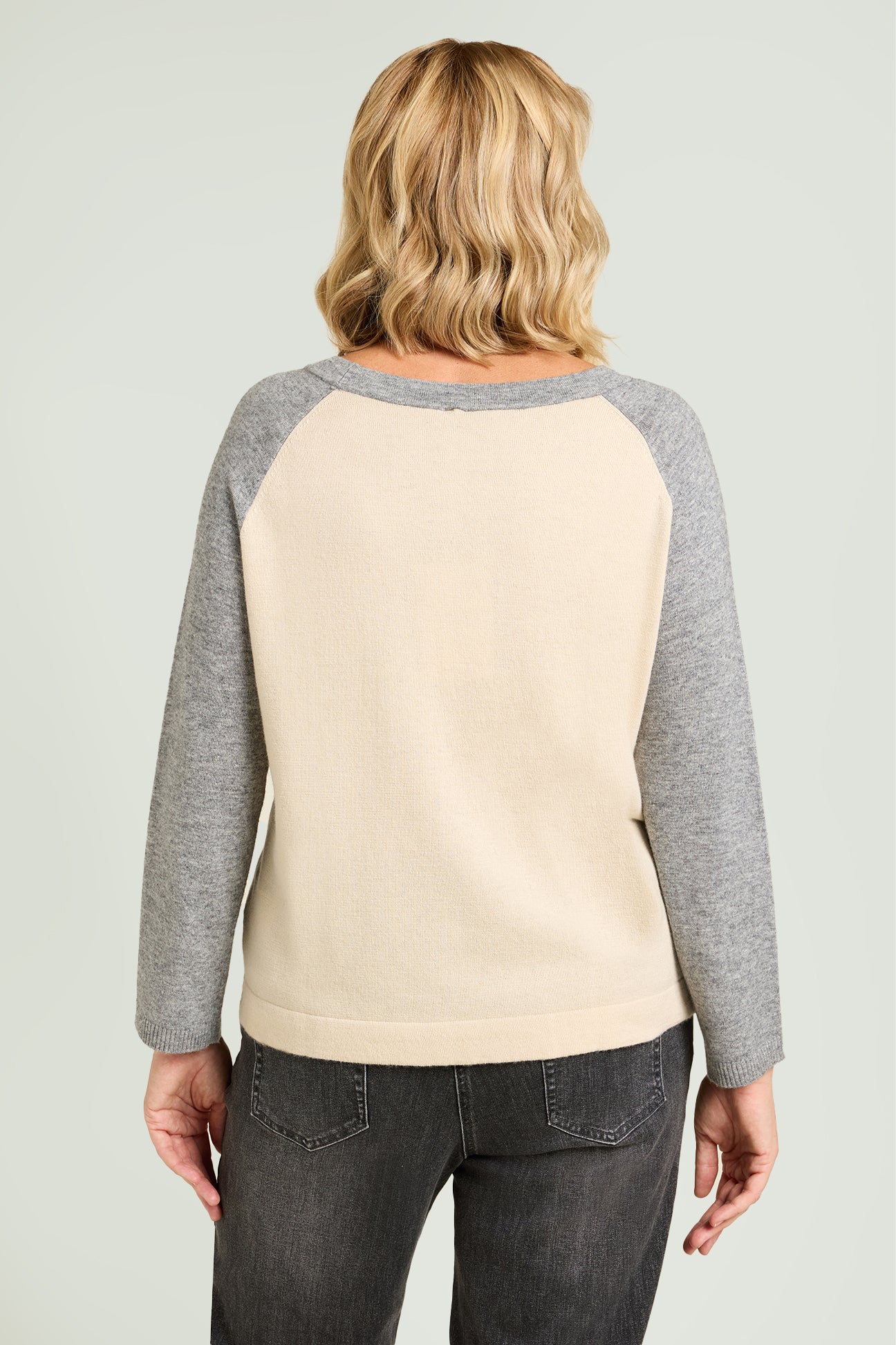 MAGLIA MISTO CASHMERE RICAMATA A MANO