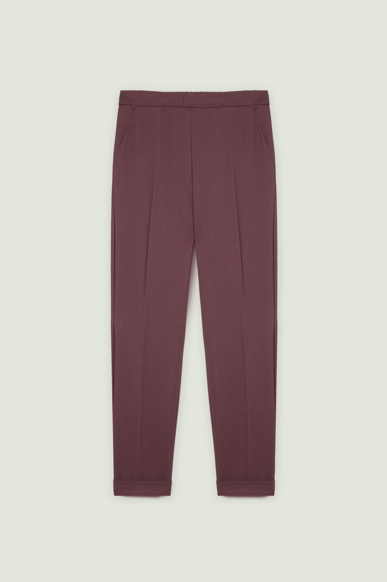 PANTALONI PULL-ON CHINOS CON RISVOLTO