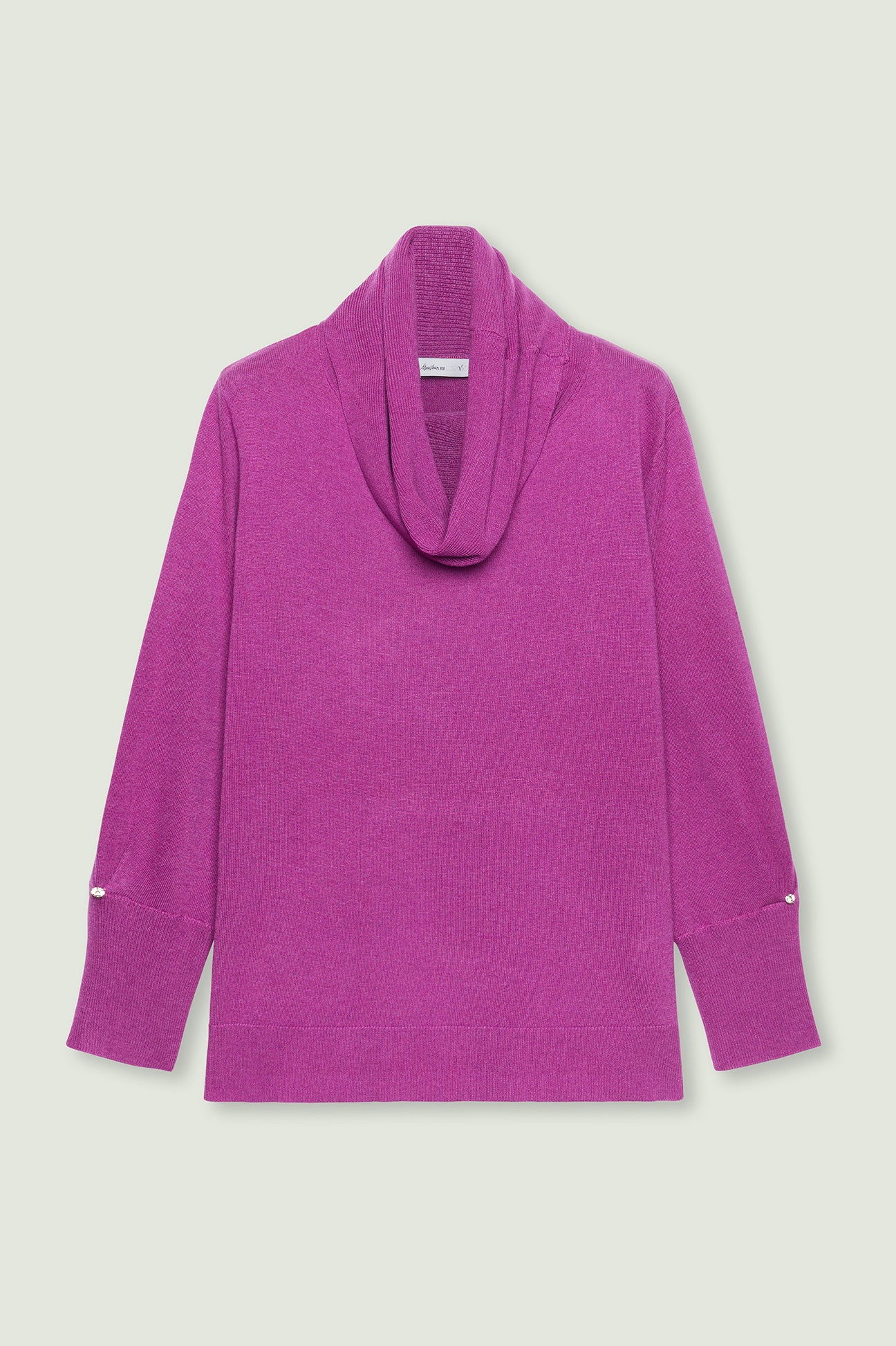 MAGLIA CON COLLO AD ANELLO