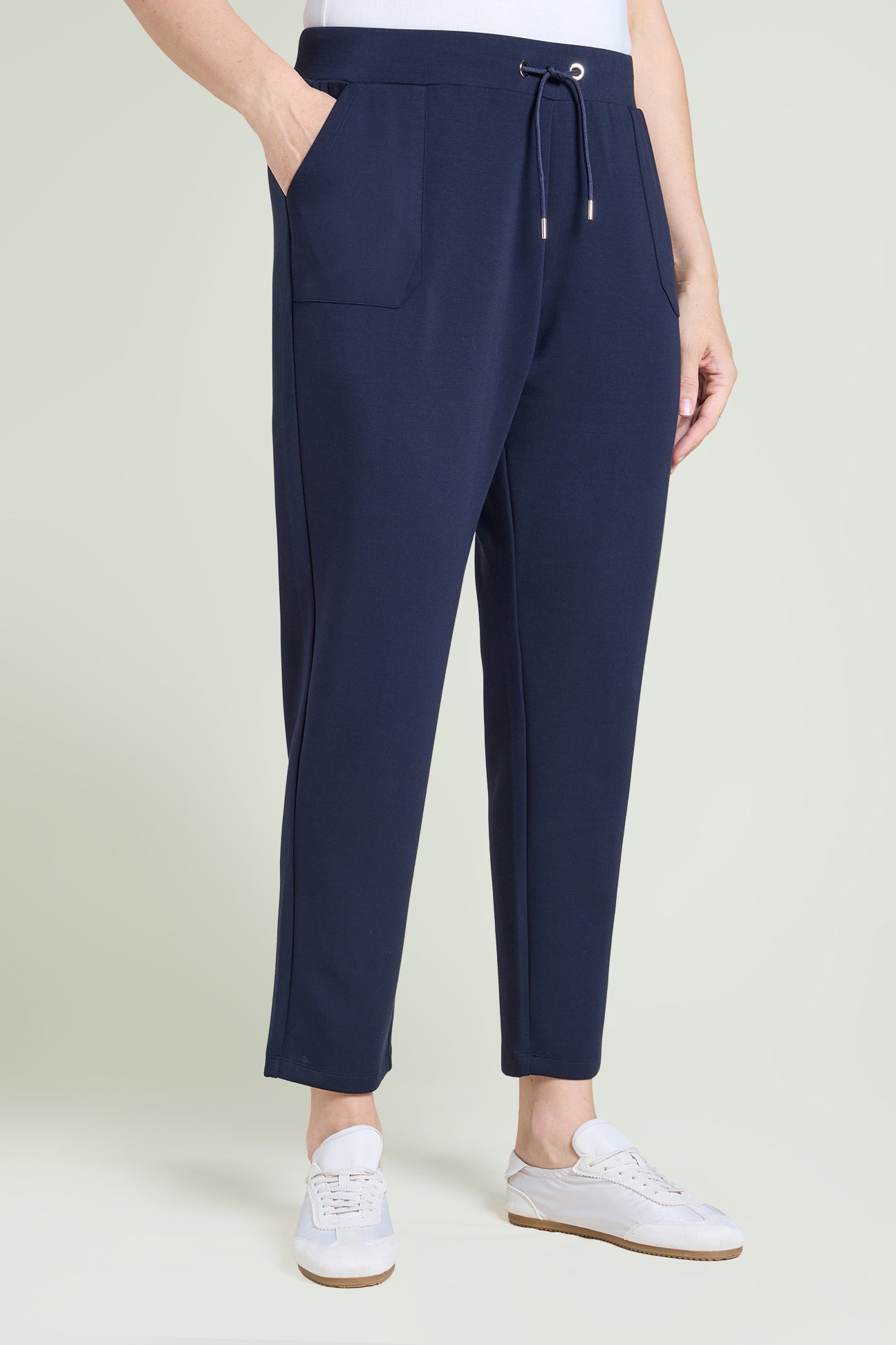 PANTALONI PULL-ON JOGGER IN JERSEY SCUBA