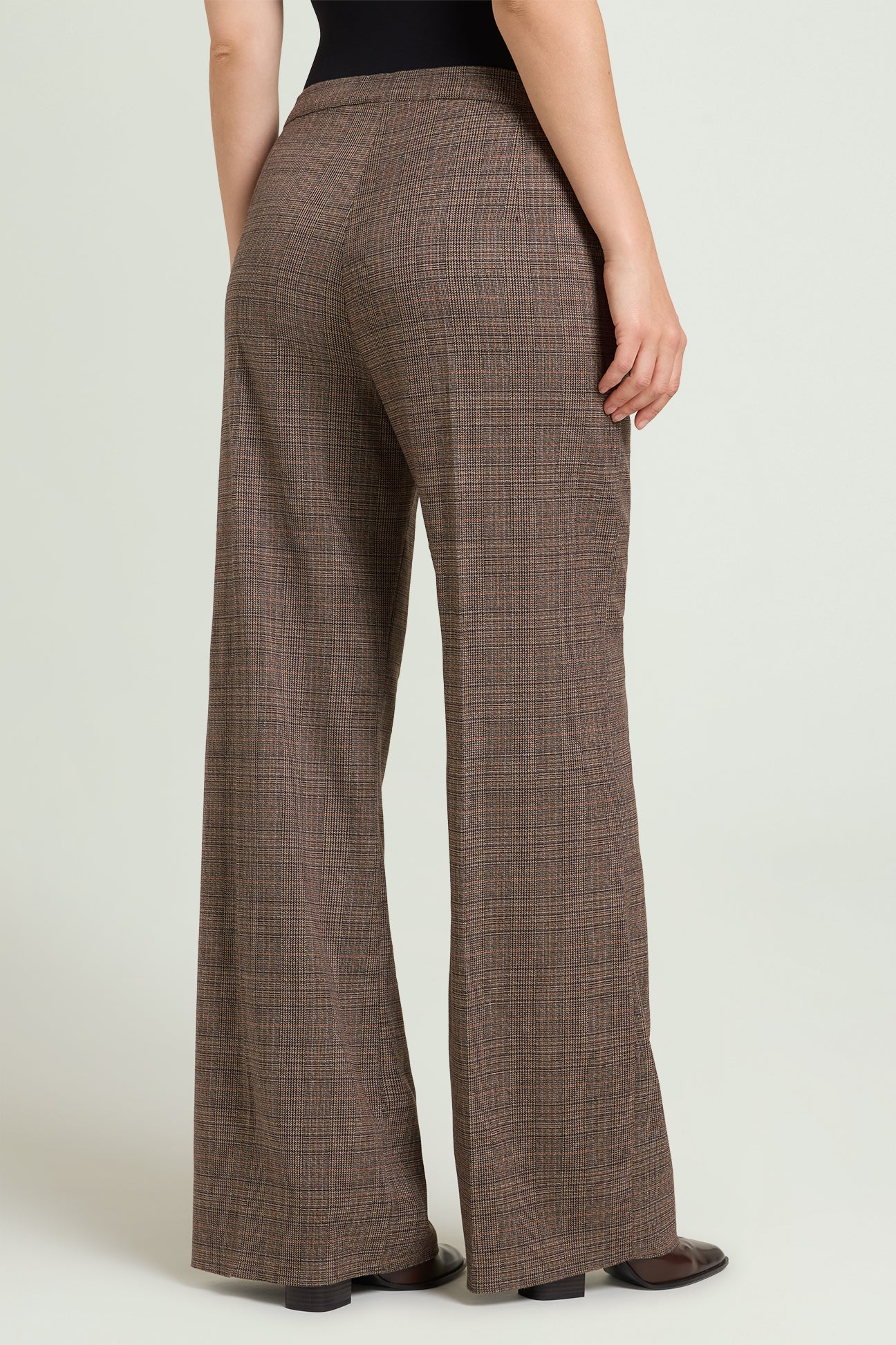 PANTALONI WIDE LEG IN GALLES