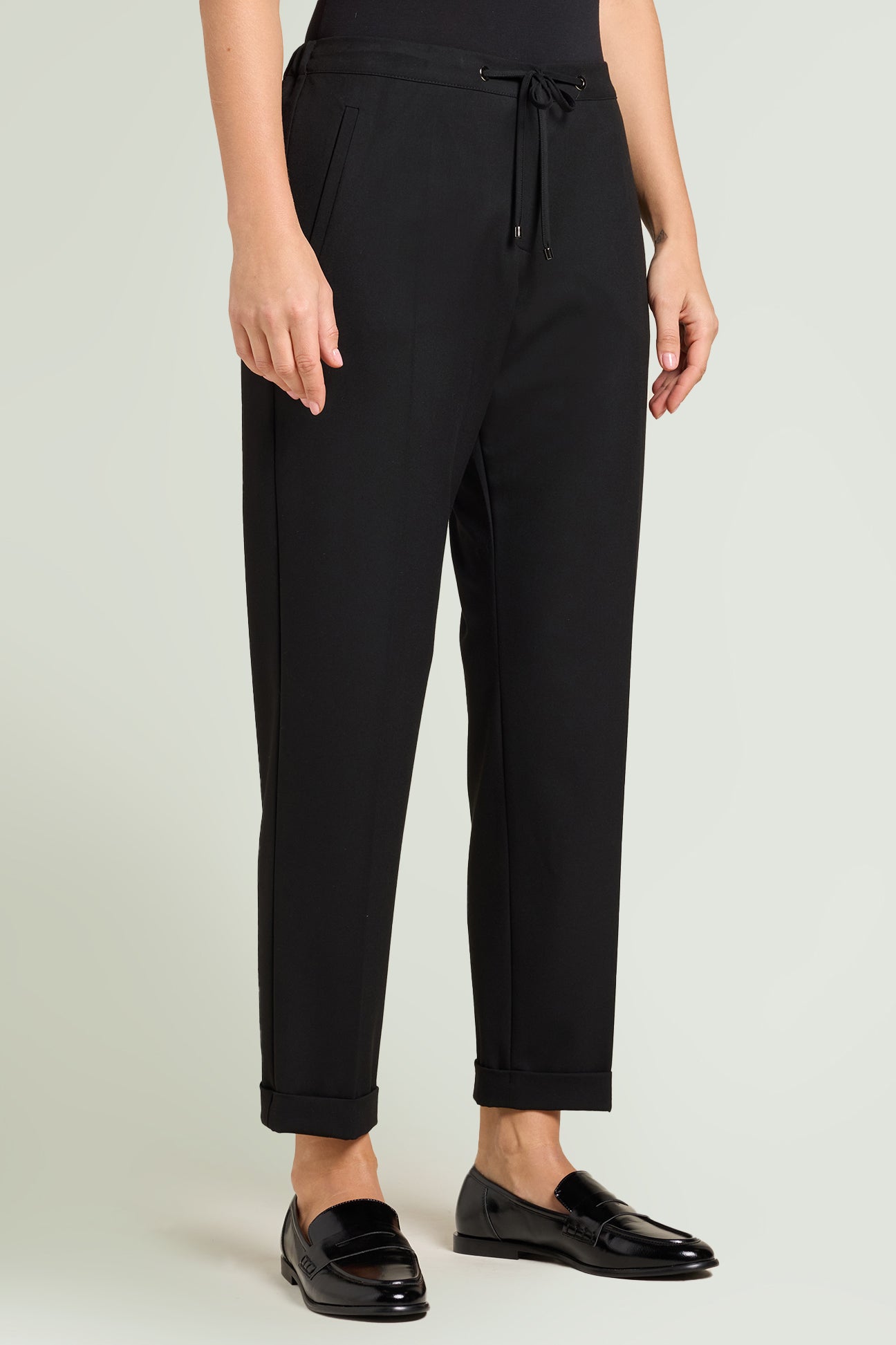 PANTALONI JOGGER IN TELA