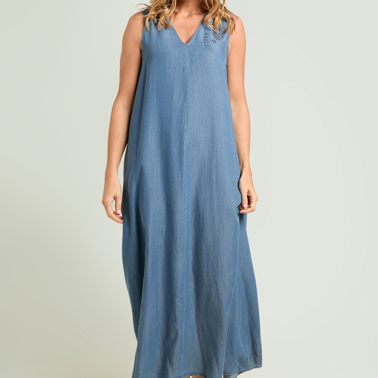 ABITO LUNGO IN CHAMBRAY