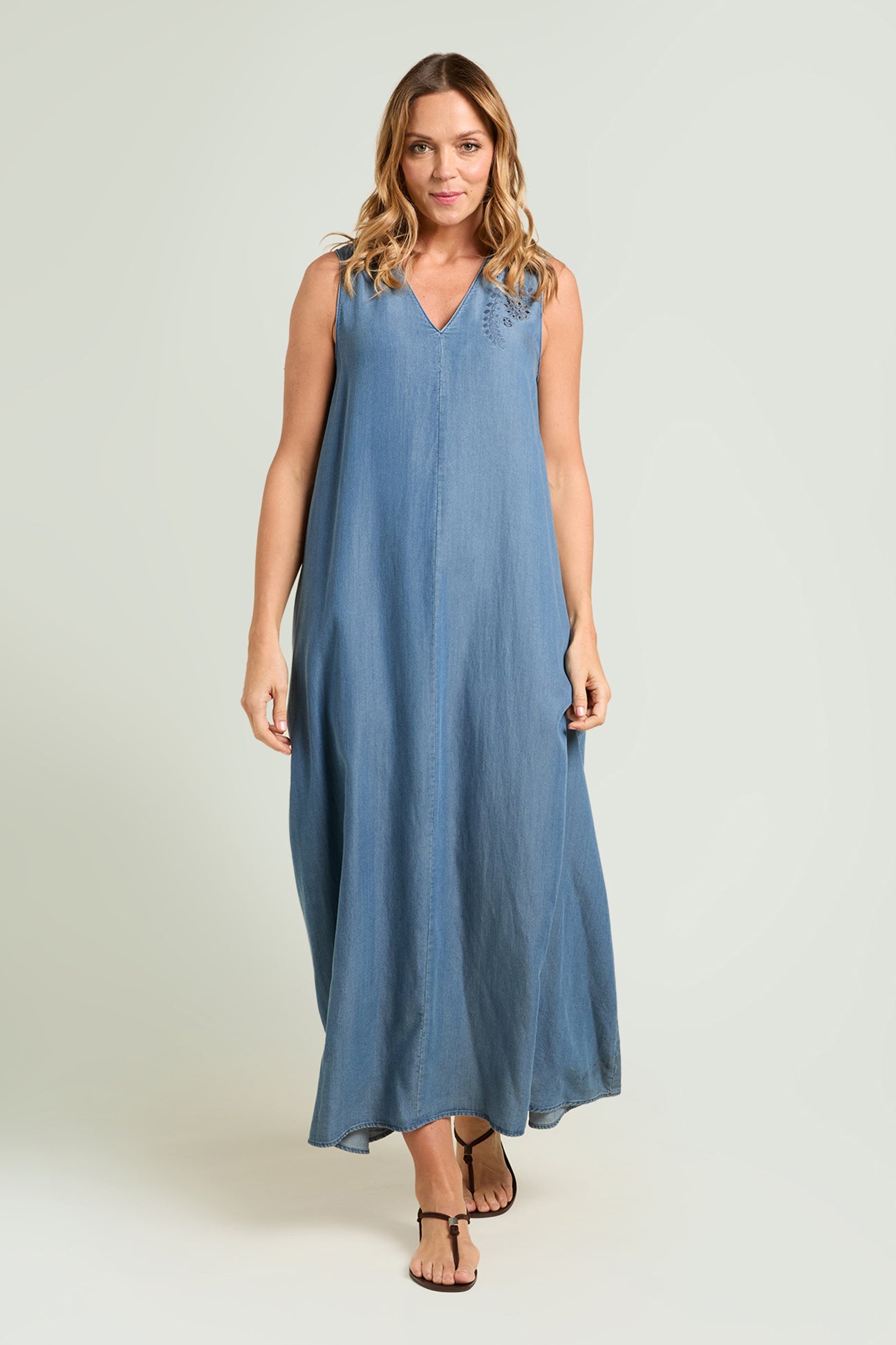 ABITO LUNGO IN CHAMBRAY