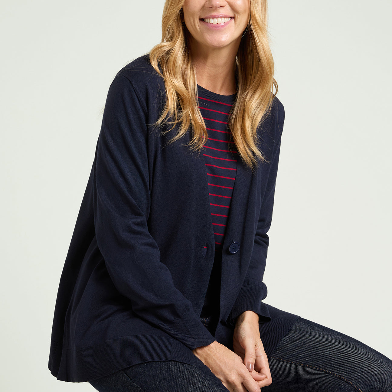 CARDIGAN IN VISCOSA COMFORT