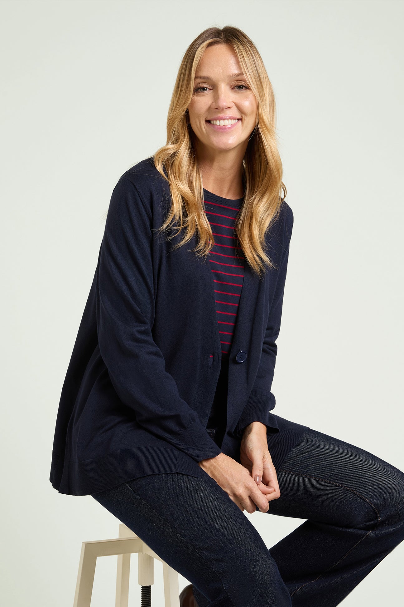 CARDIGAN IN VISCOSA COMFORT