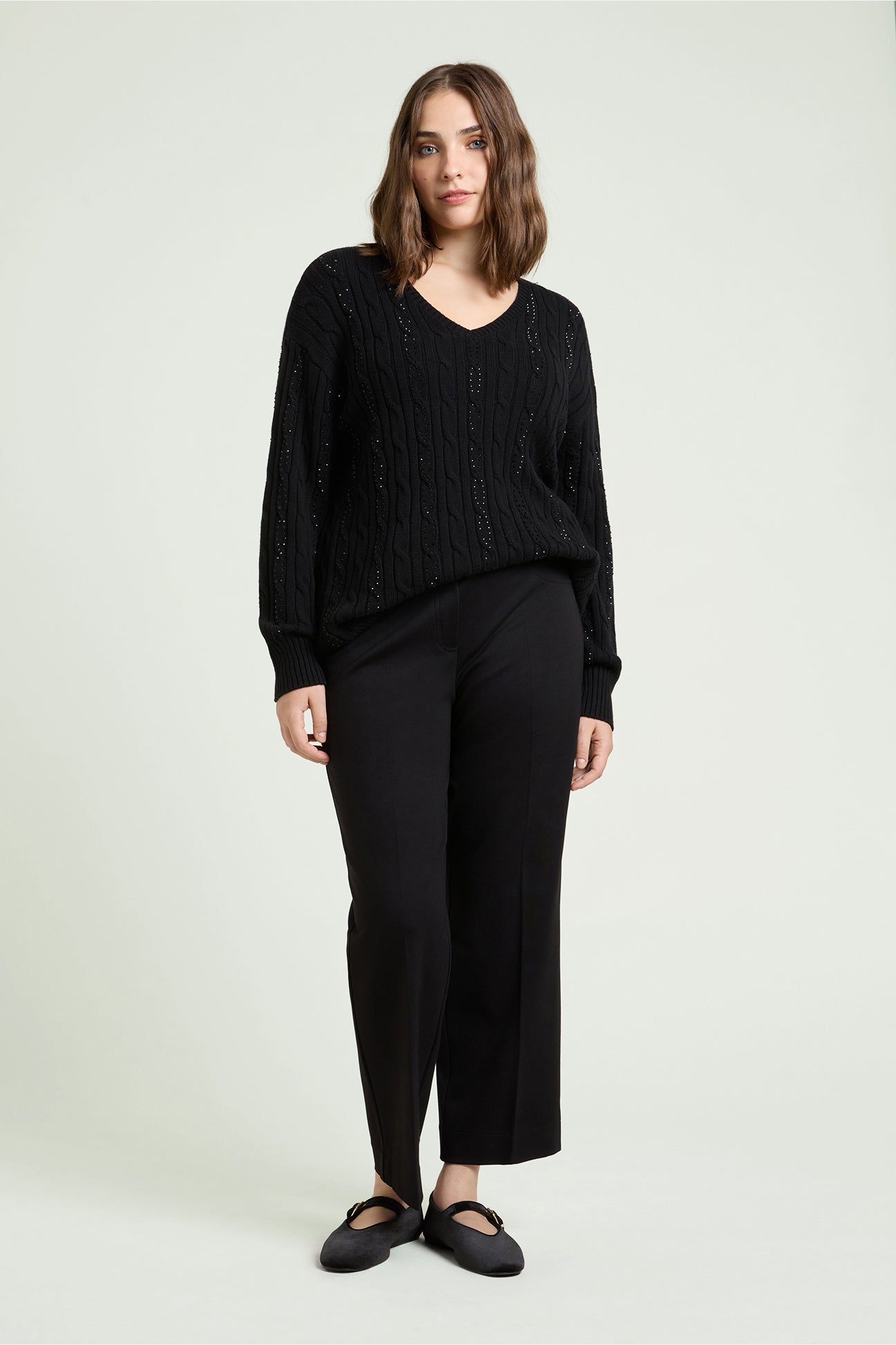 PANTALONI PULL-ON DRITTI IN PUNTO MILANO