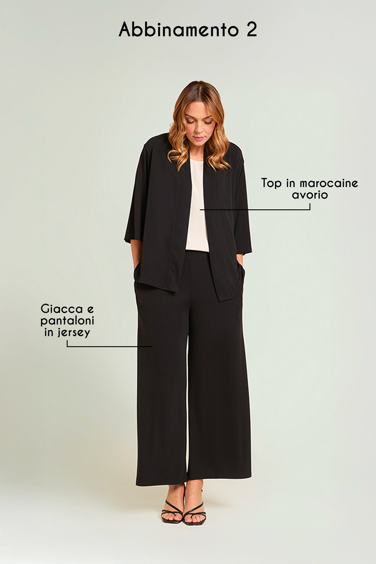 PANTALONI PULL-ON CROPPED IN JERSEY FLUIDO