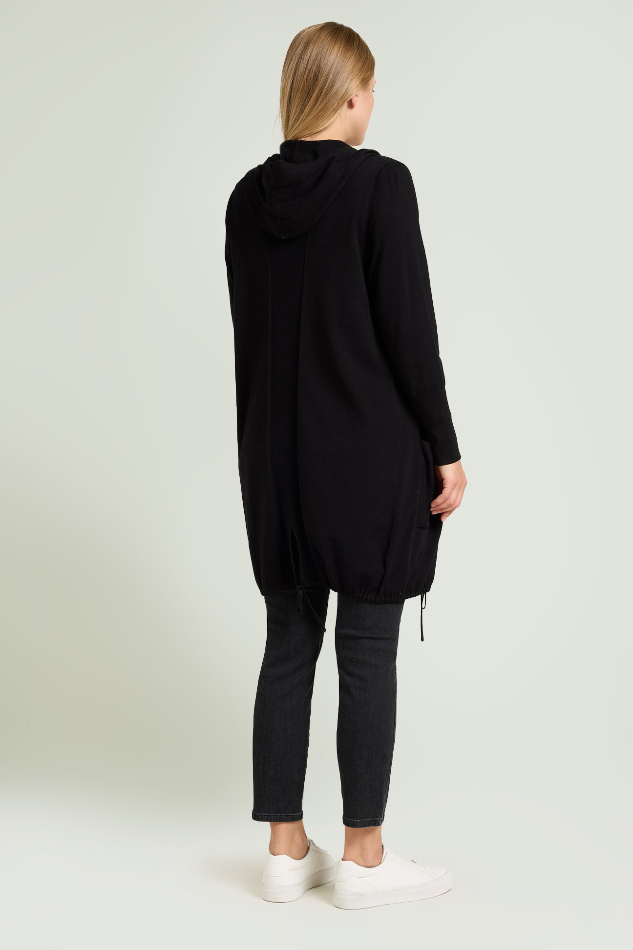 CARDIGAN-PARKA IN VISCOSA COMFORT