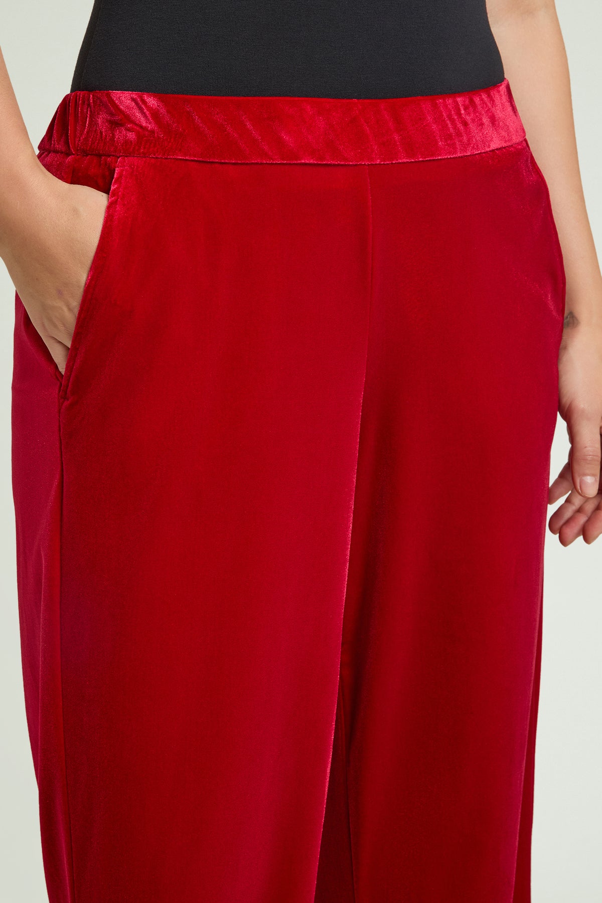 PANTALONI PULL-ON IN VELLUTO