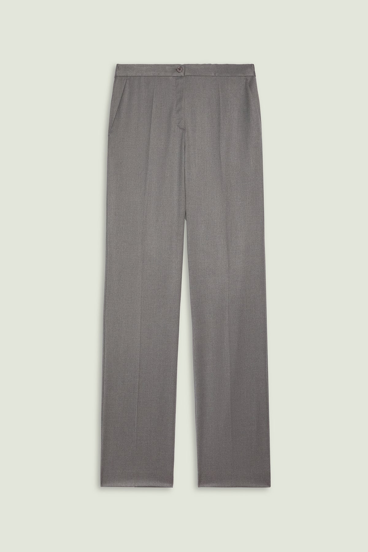PANTALONI AMPI IN SAGLIA MELANGE