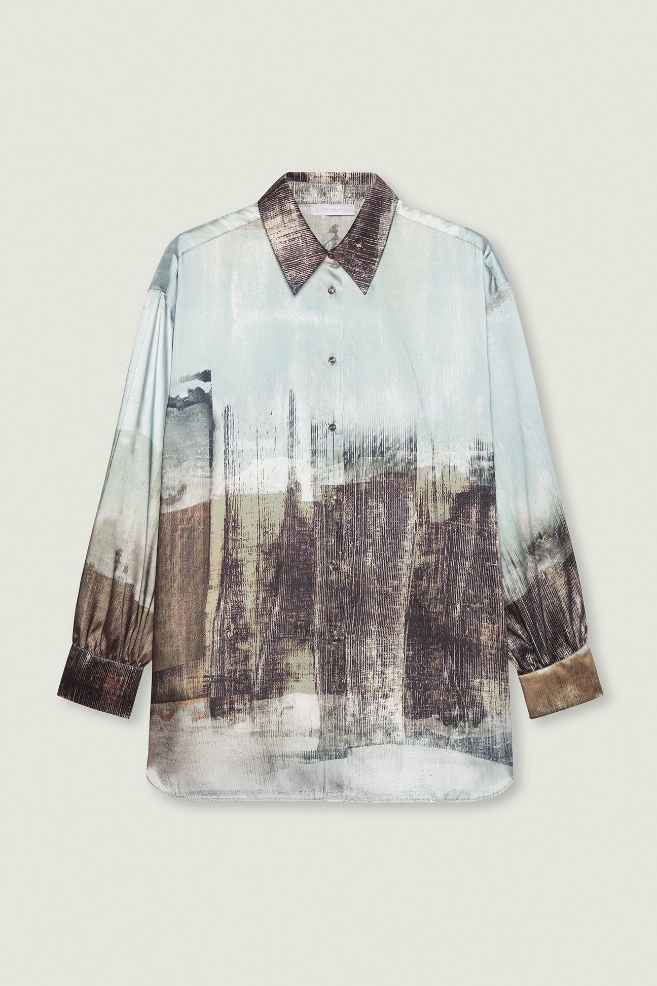 CAMICIA CON STAMPA PITTORICA