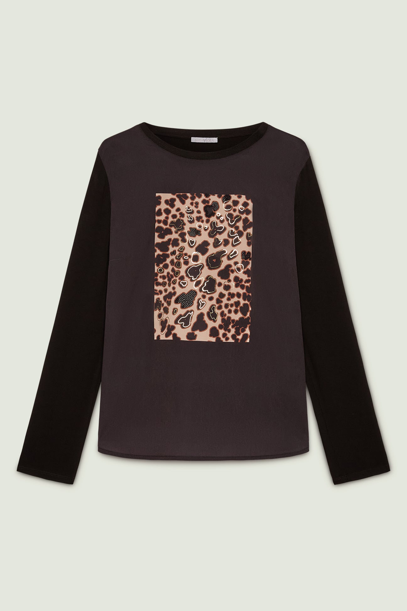 T-SHIRT CON STAMPA ANIMALIER
