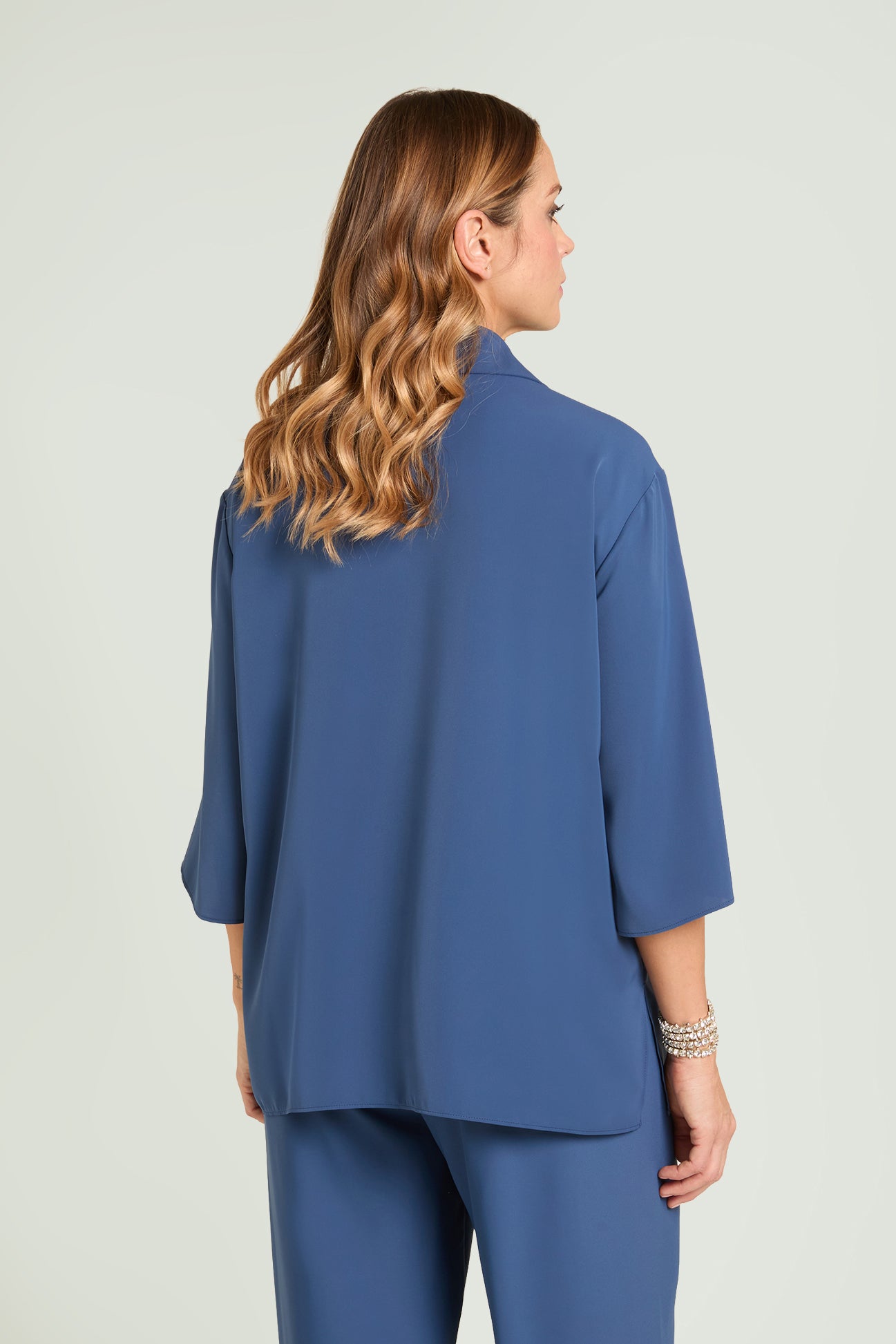 CAMICIA IN TESSUTO FLUIDO SILKY TOUCH