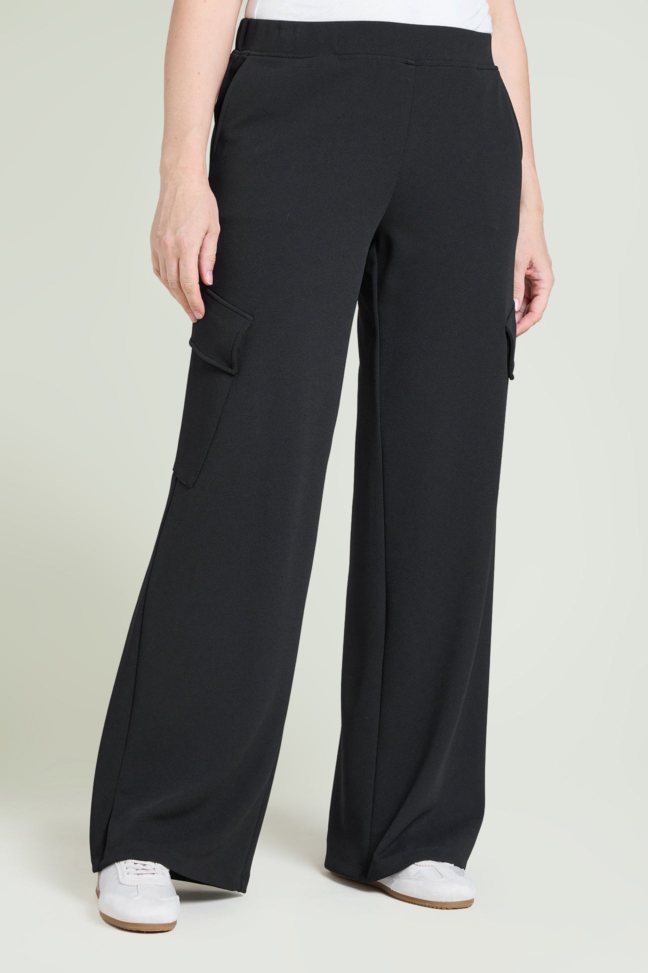 PANTALONI CARGO IN SCUBA TWILL