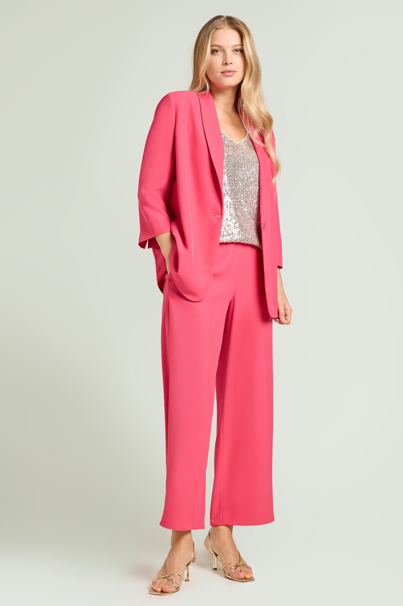 PANTALONI IN CADY