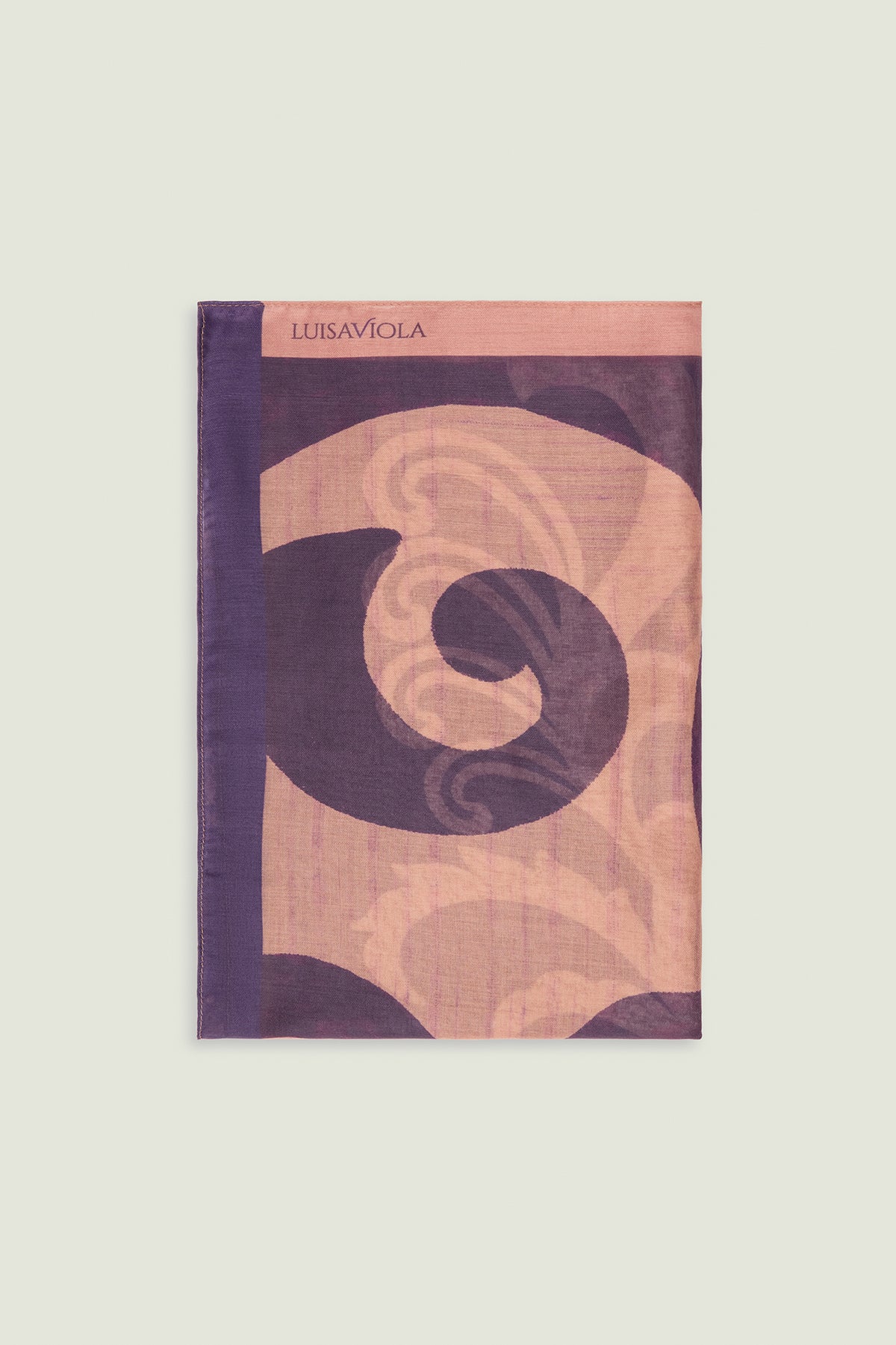 SCIARPA-FOULARD CON STAMPA DECO'