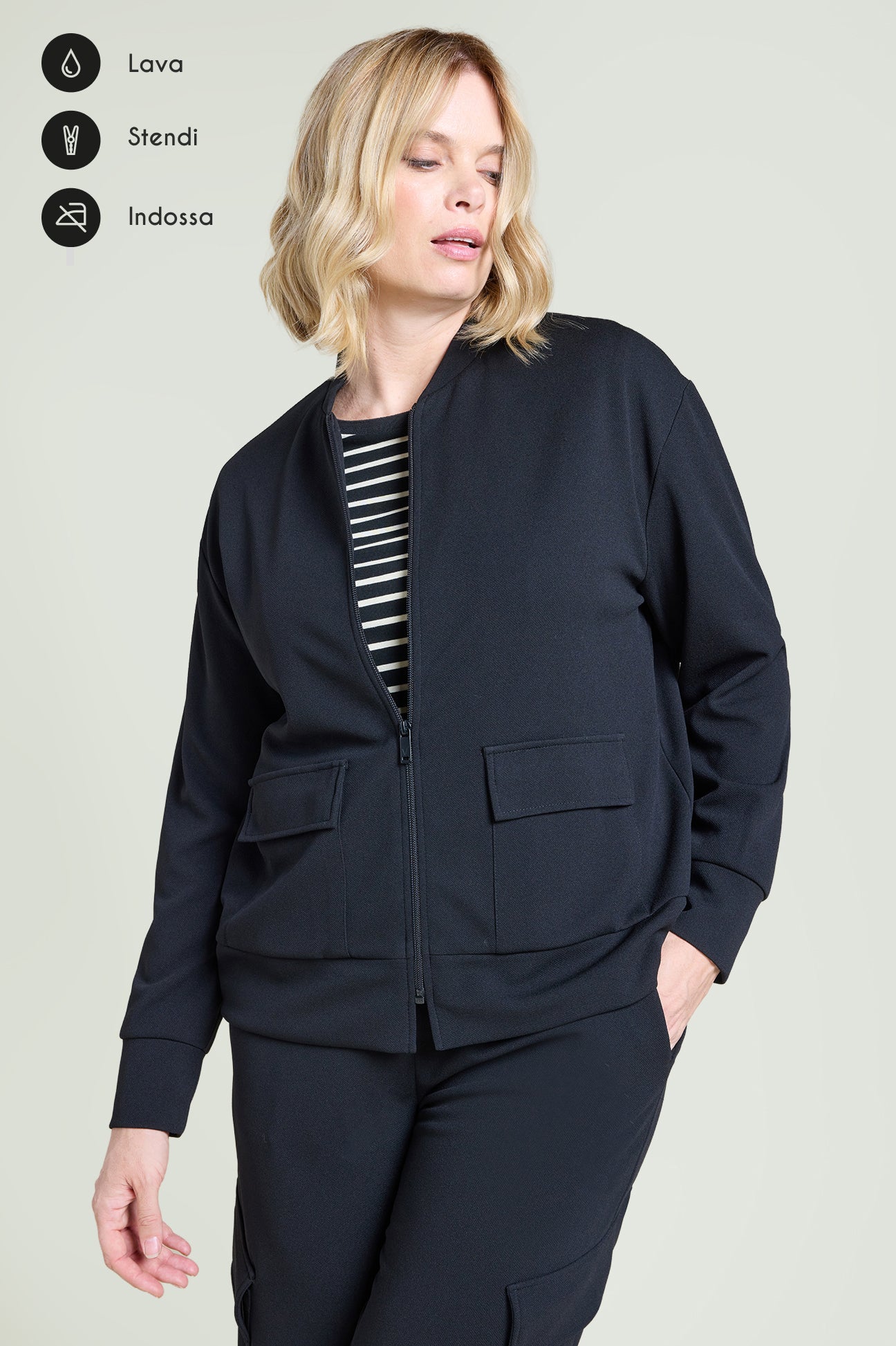 BOMBER IN SCUBA TWILL