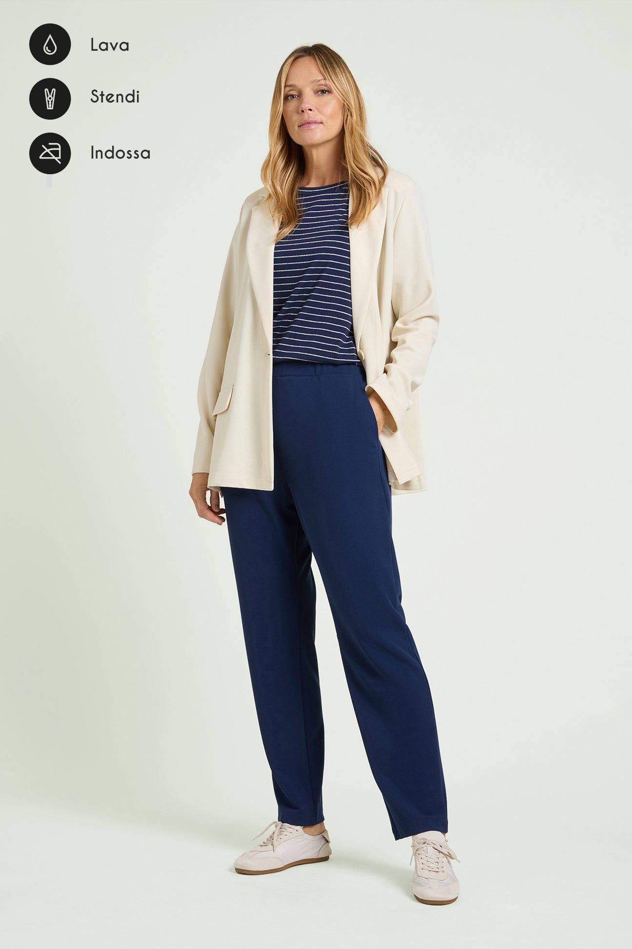 PANTALONI JOGGER IN SCUBA TWILL