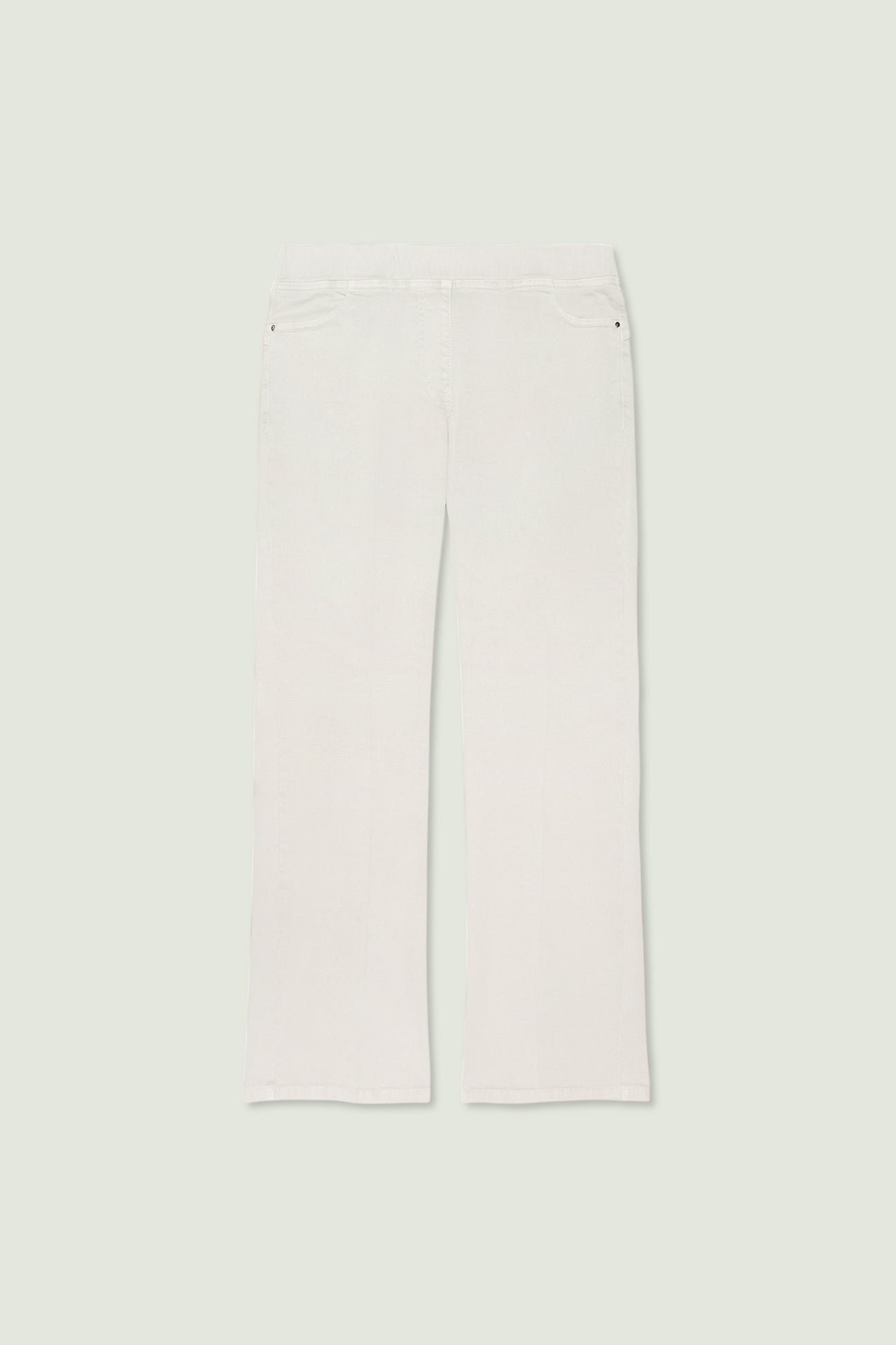 PANTALONI PULL-ON KICK FLARE IN WINTER COTTON