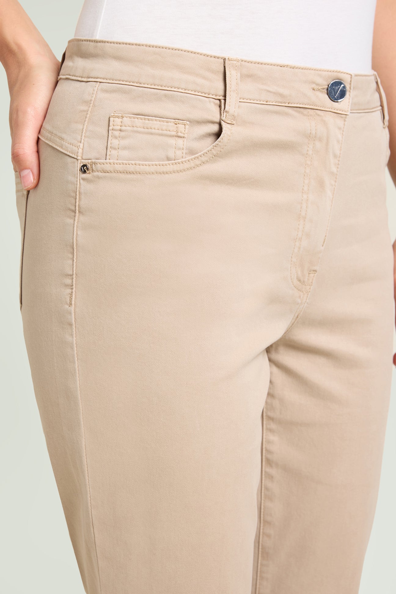 PANTALONI CINQUE TASCHE IN WINTER DRILL