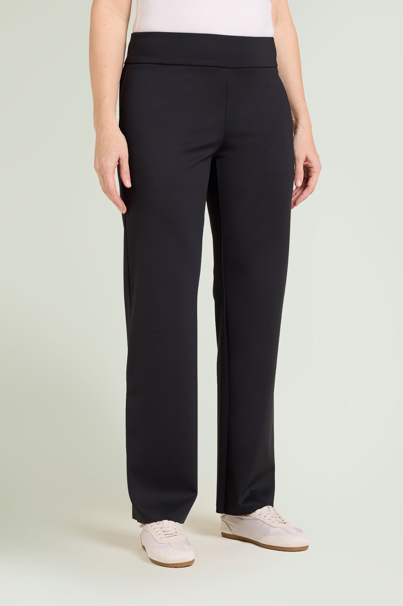 PANTALONI PULL-ON DRITTI IN TECNO-STRETCH
