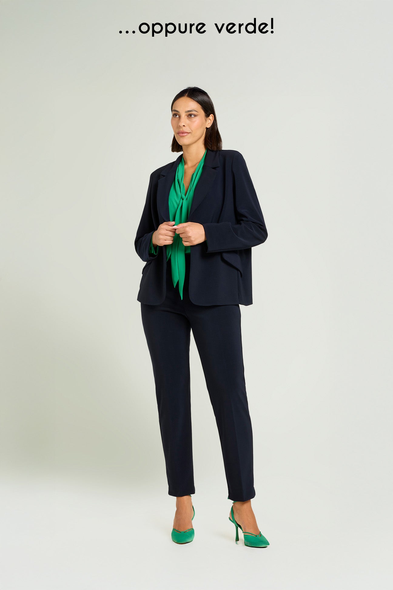BLAZER IN COMPATTO STRETCH